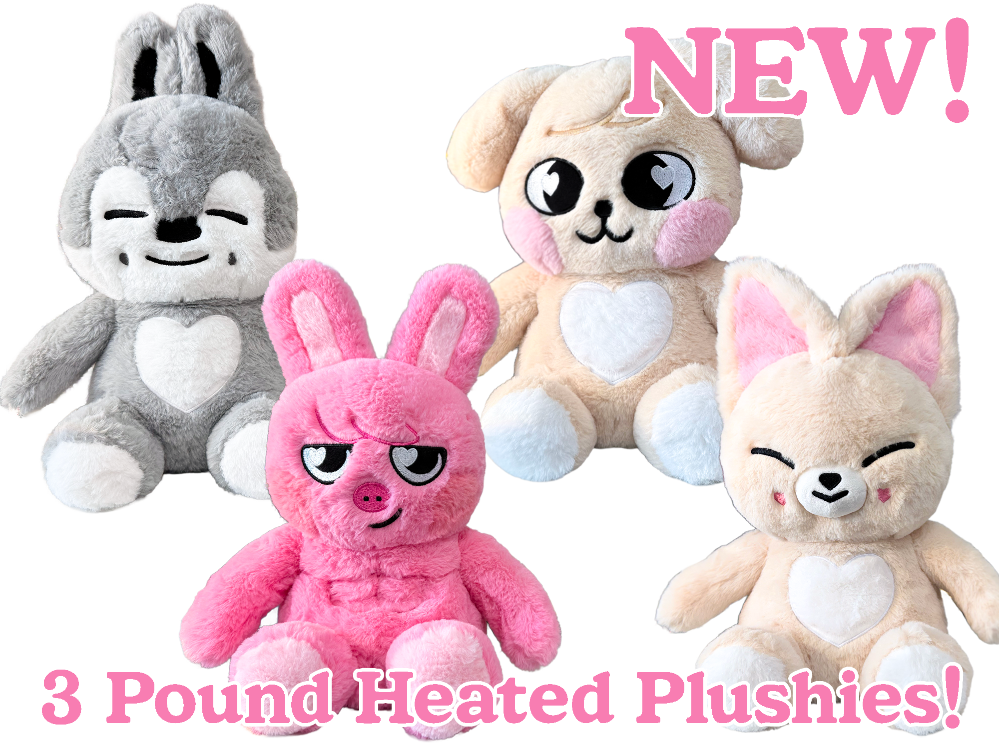 3 Pound Heated Plush SKZOO 2.0 (Pre-Order ETA October)