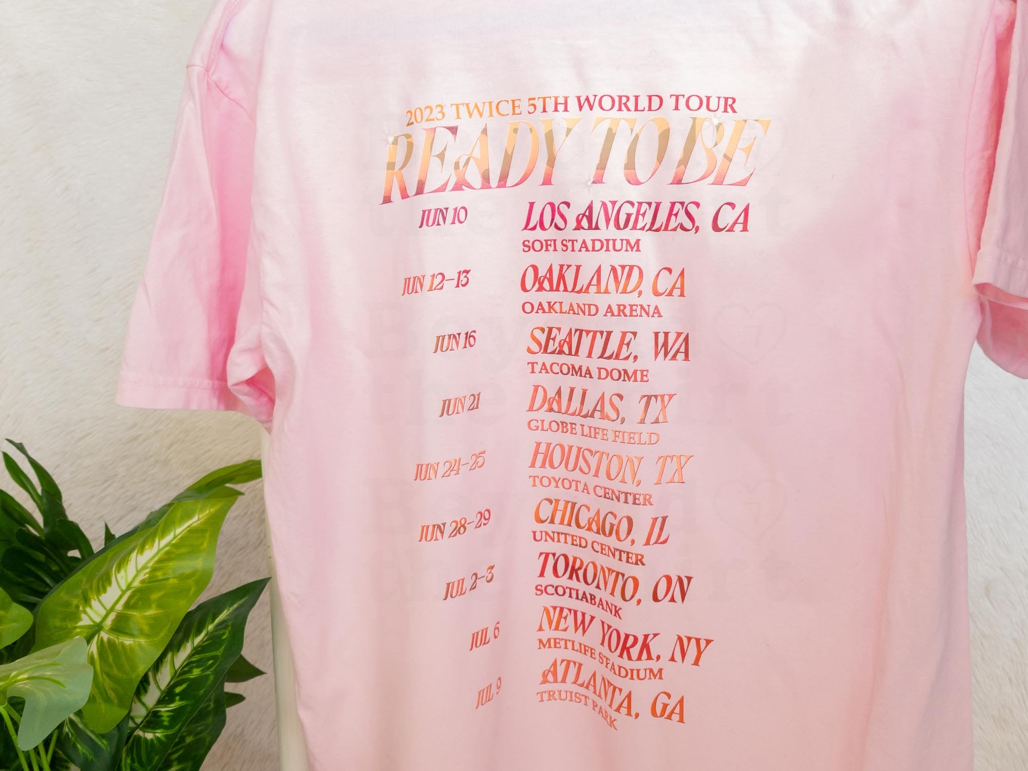 TWICE Tour Shirts - Ready to Be 2023 World Tour