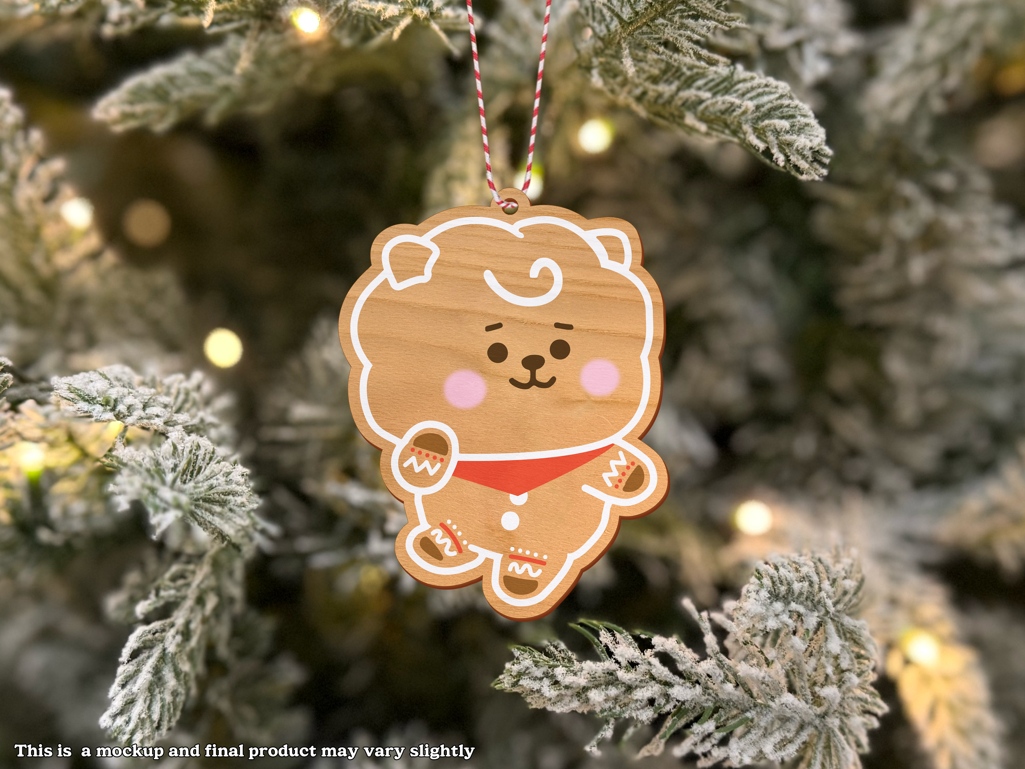 BTS Wooden Ornaments - Pre-Order