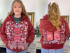 [Pre-Order] Red Mother of Pearl Arirang Zip Up Hoodies (ETA June)