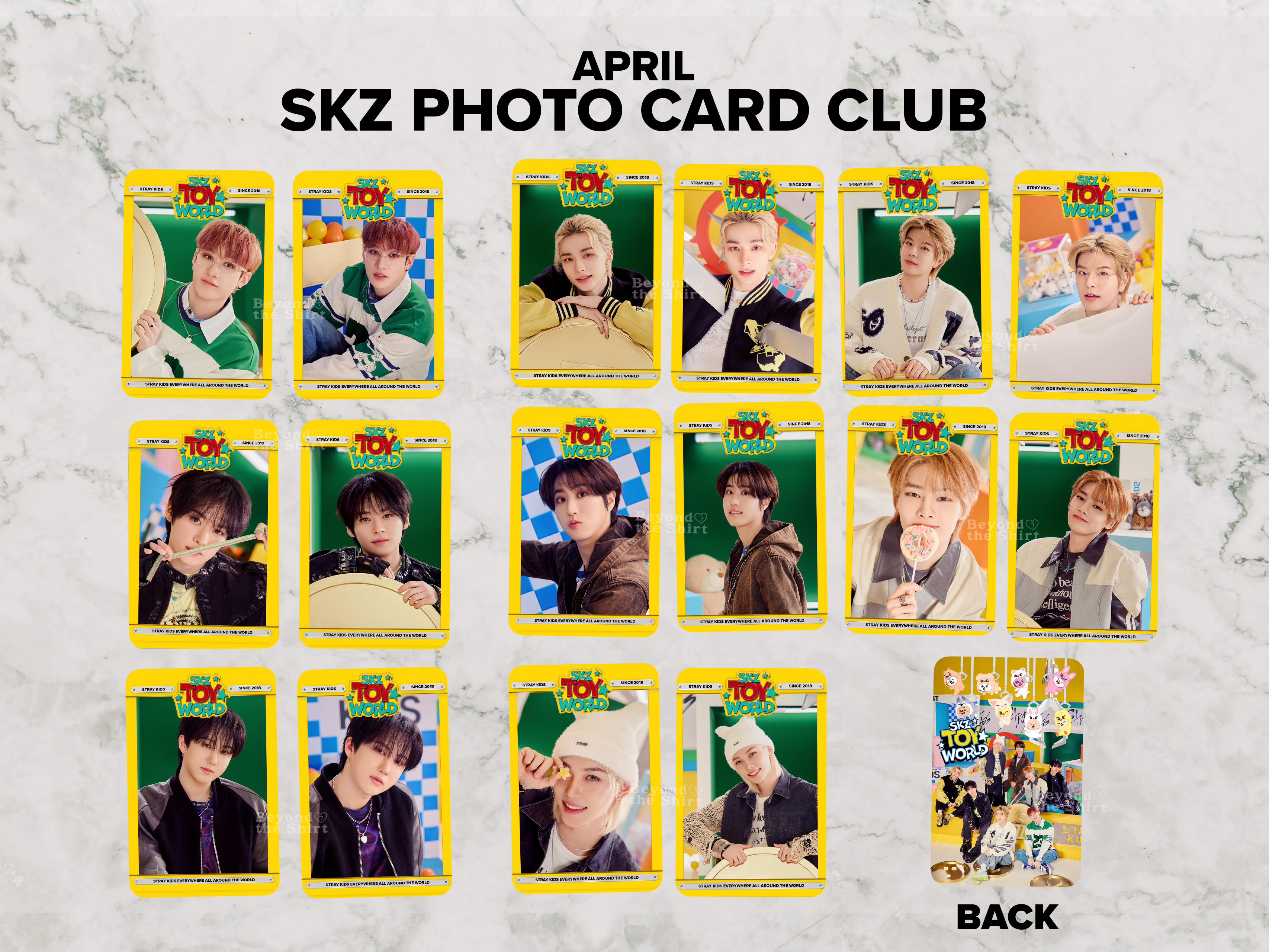 Stray Kids Monthly Limited Edition Photocards - August
