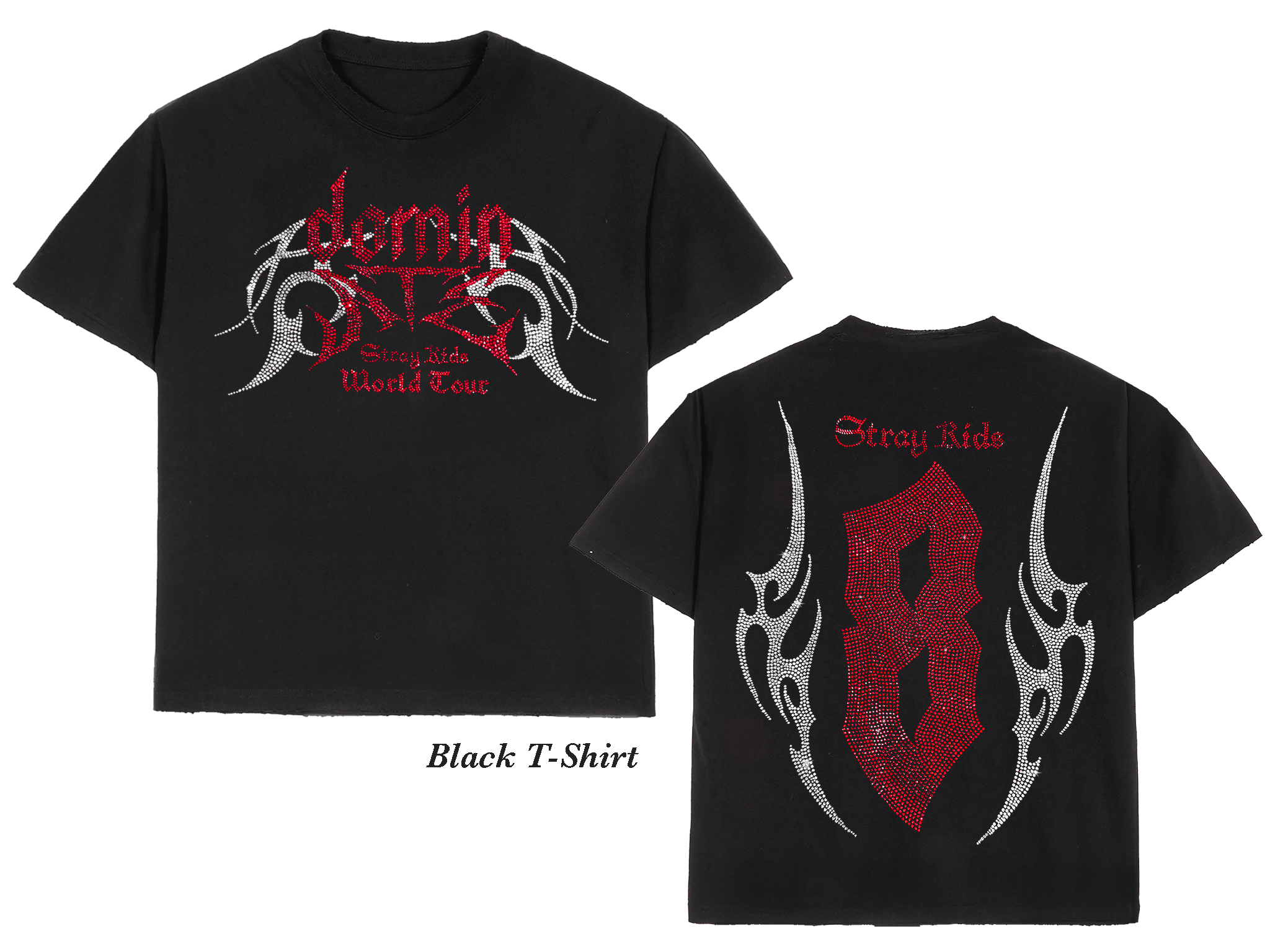 straykids スキズ ポップアップ dominATE 静岡 闇T EVIL Tシャツ