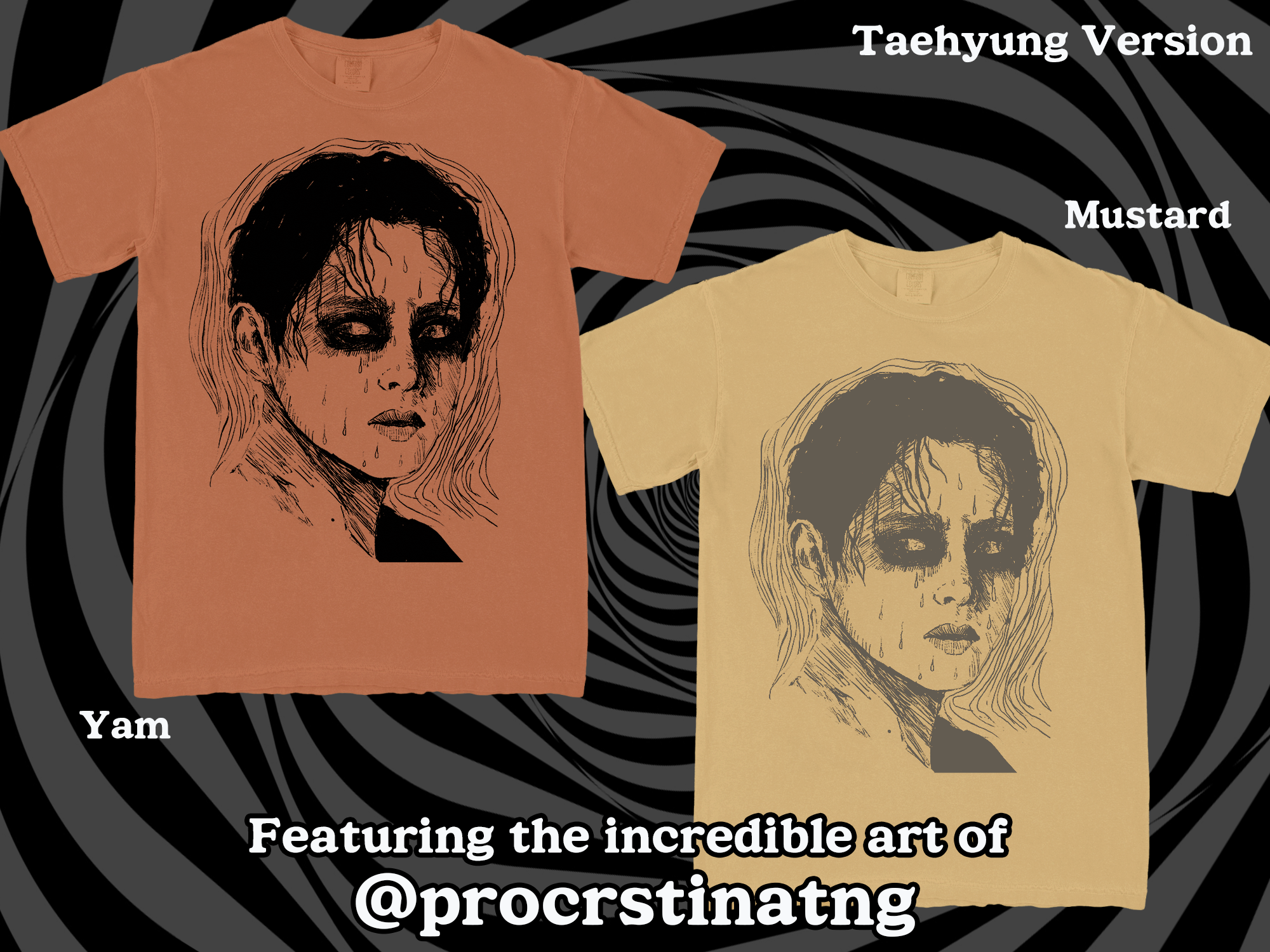 Junji ito Inspired BTS Shirts