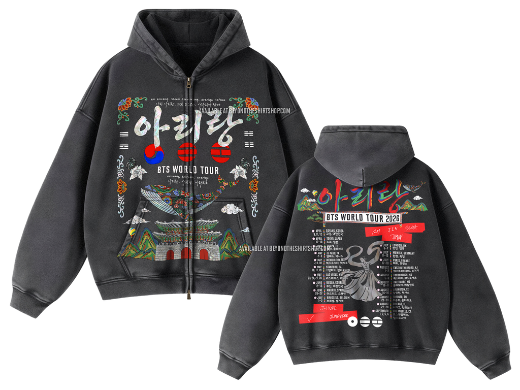 BTS Arirang Tour 2026 Zip Up – Beyond The Shirt BTS Arirang Tour 2026 Zip Up – Beyond The Shirt