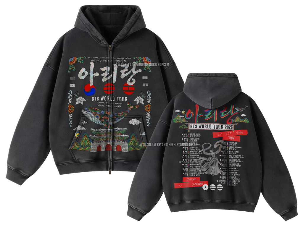 BTS Arirang Tour 2026 Zip Up – Beyond The Shirt