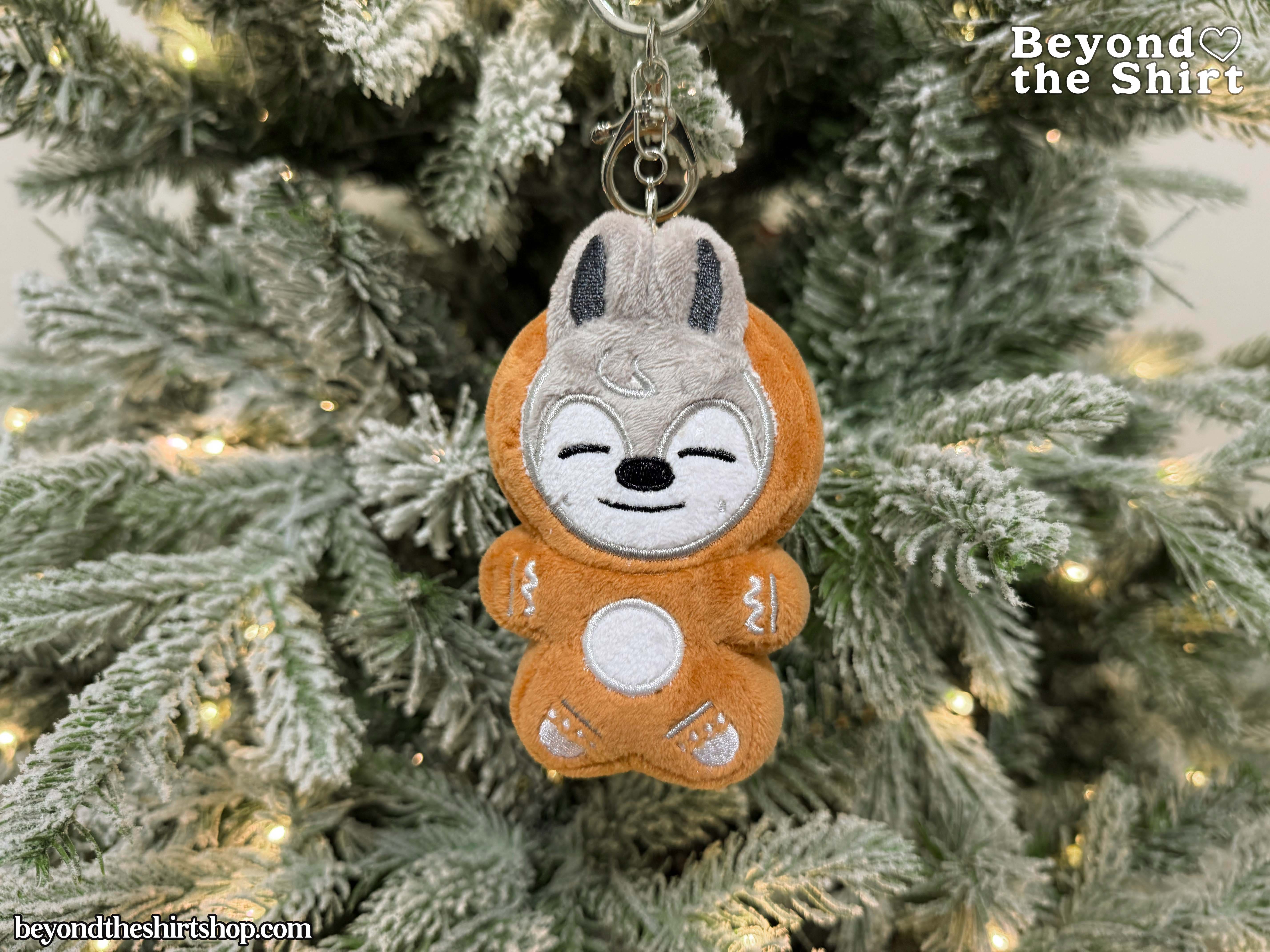 SKZOO Gingerbread Plush Keychain Ornament