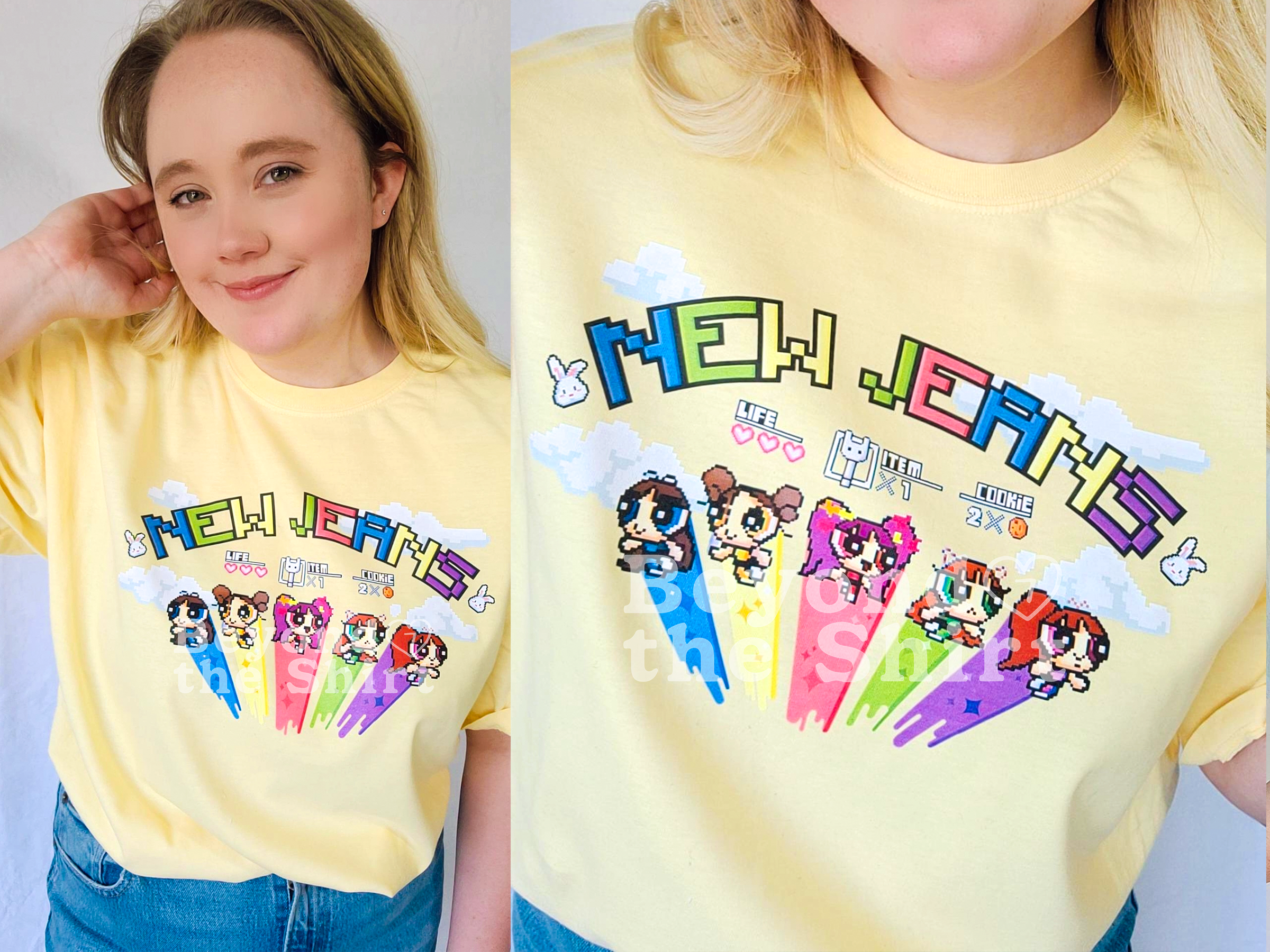 NewJeans 2nd EP 'Get Up' Shirts ASAP Cartoon