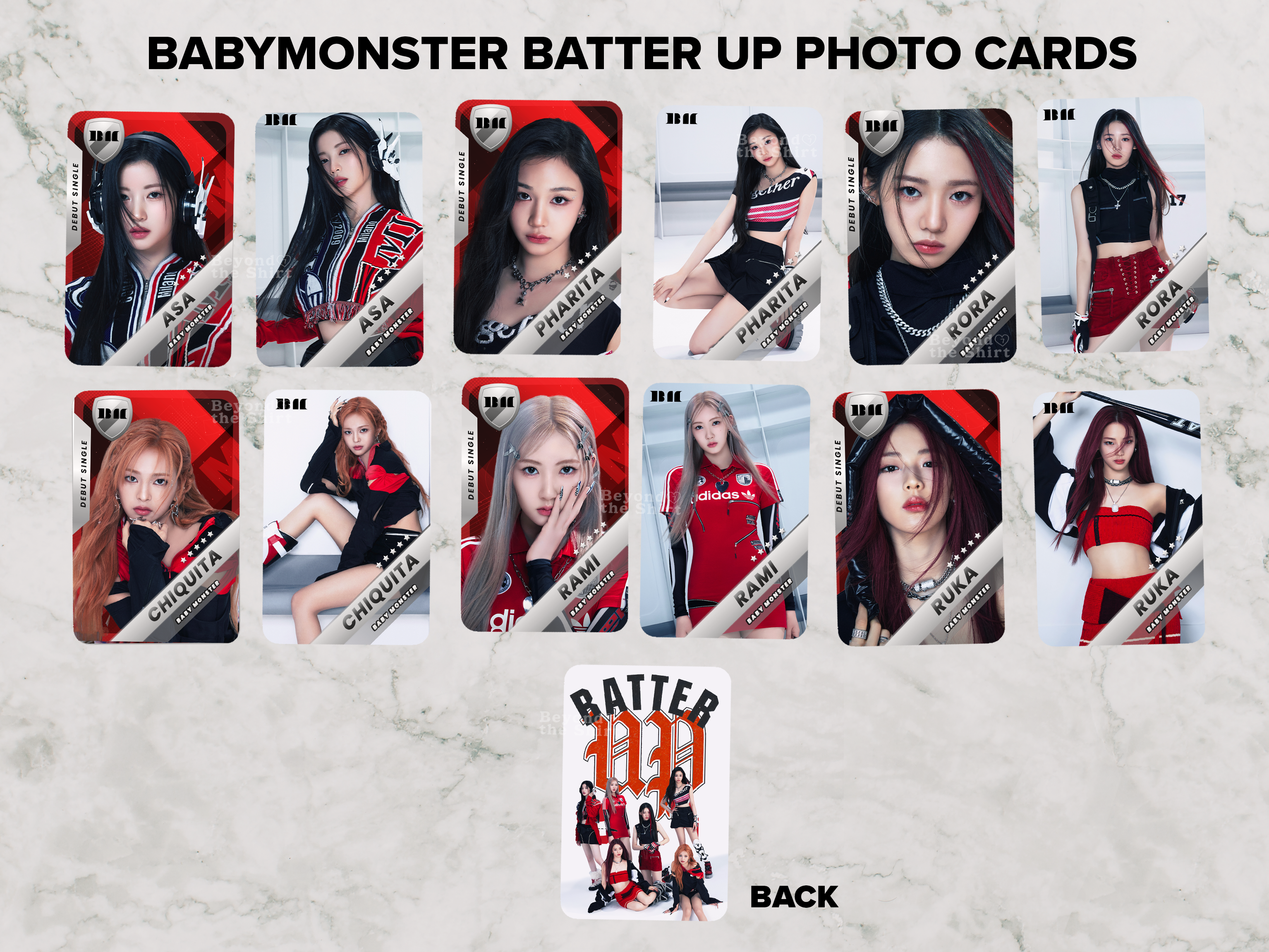 BABYMONSTER Debut Photo Card Set