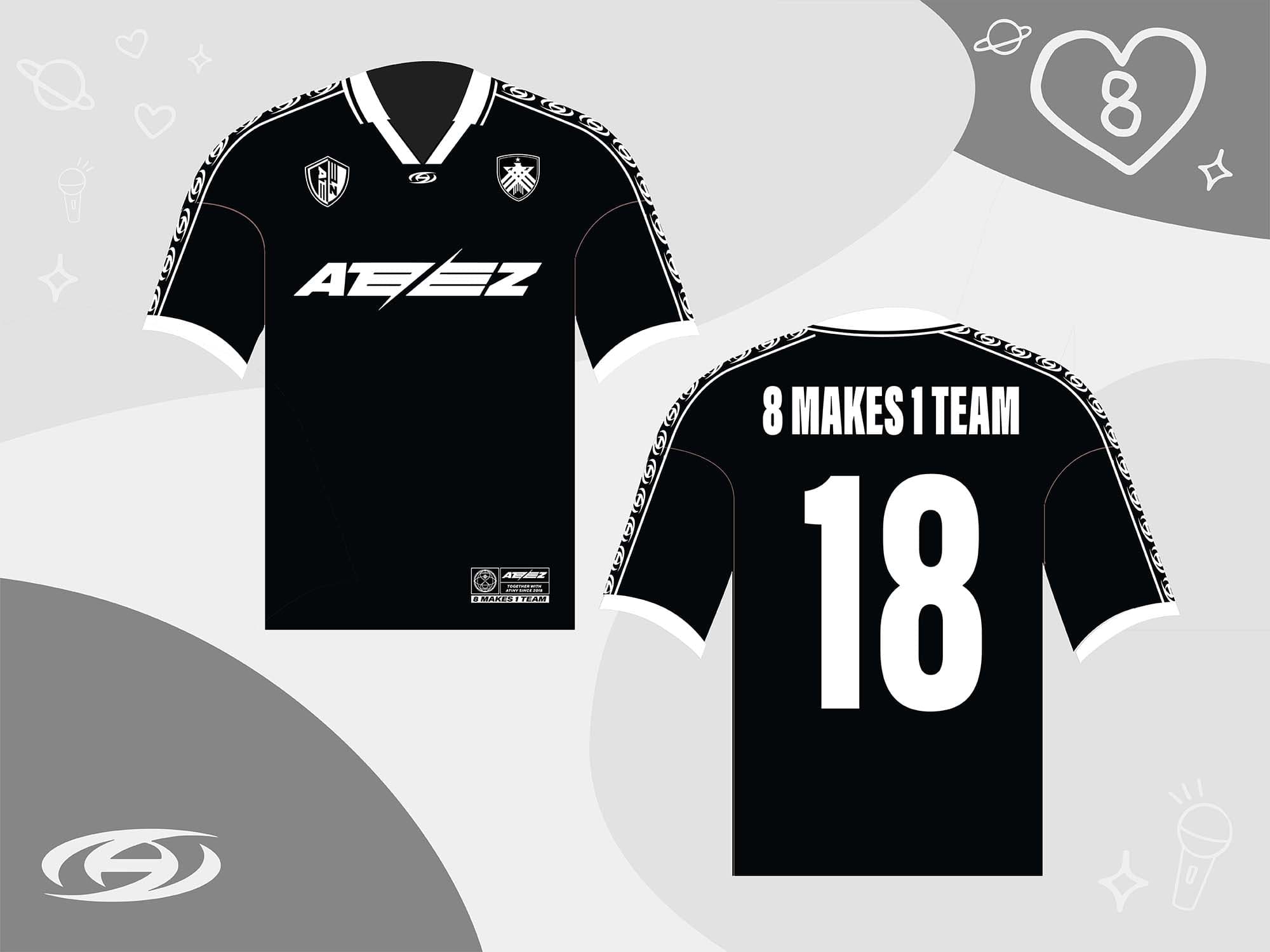 ATEEZ Short Sleeve Jersey (Two Styles) - In Stock!