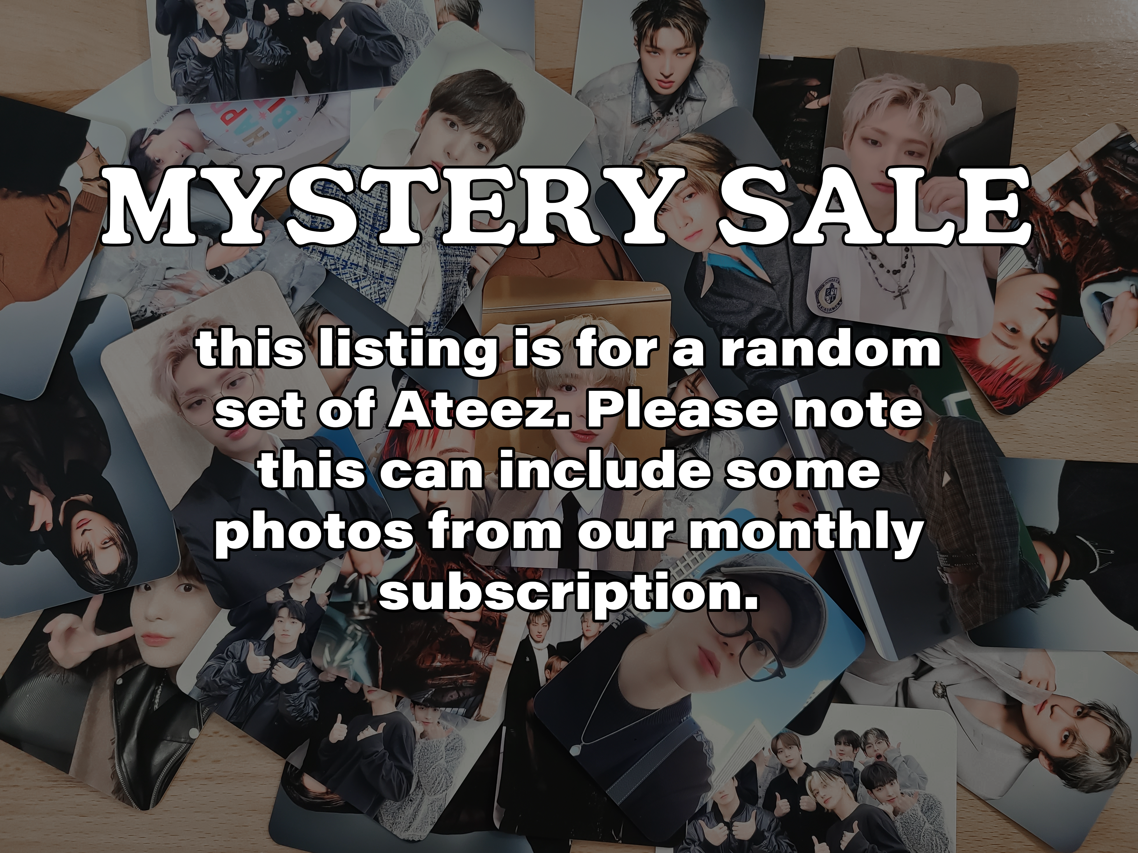 Mystery Box ATEEZ Photocards