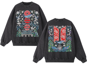 Mineral Wash Mother of Pearl Arirang Sweatshirt