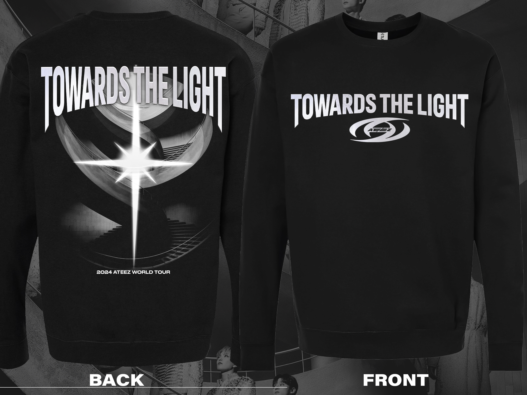 Ateez Towards the Light Tour Shirts and Sweatshirts