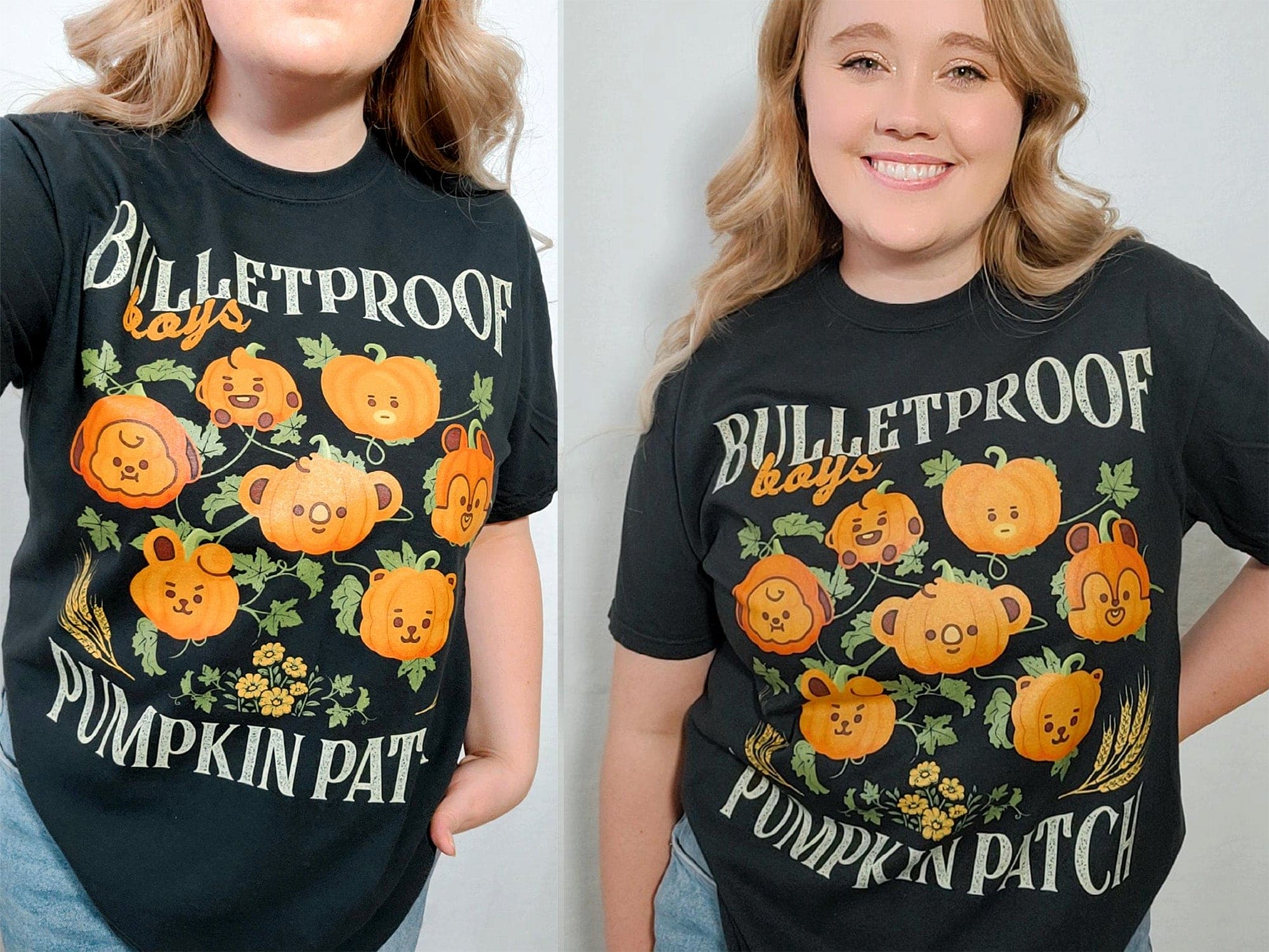 BT21 Pumpkin Fall Halloween T-Shirts