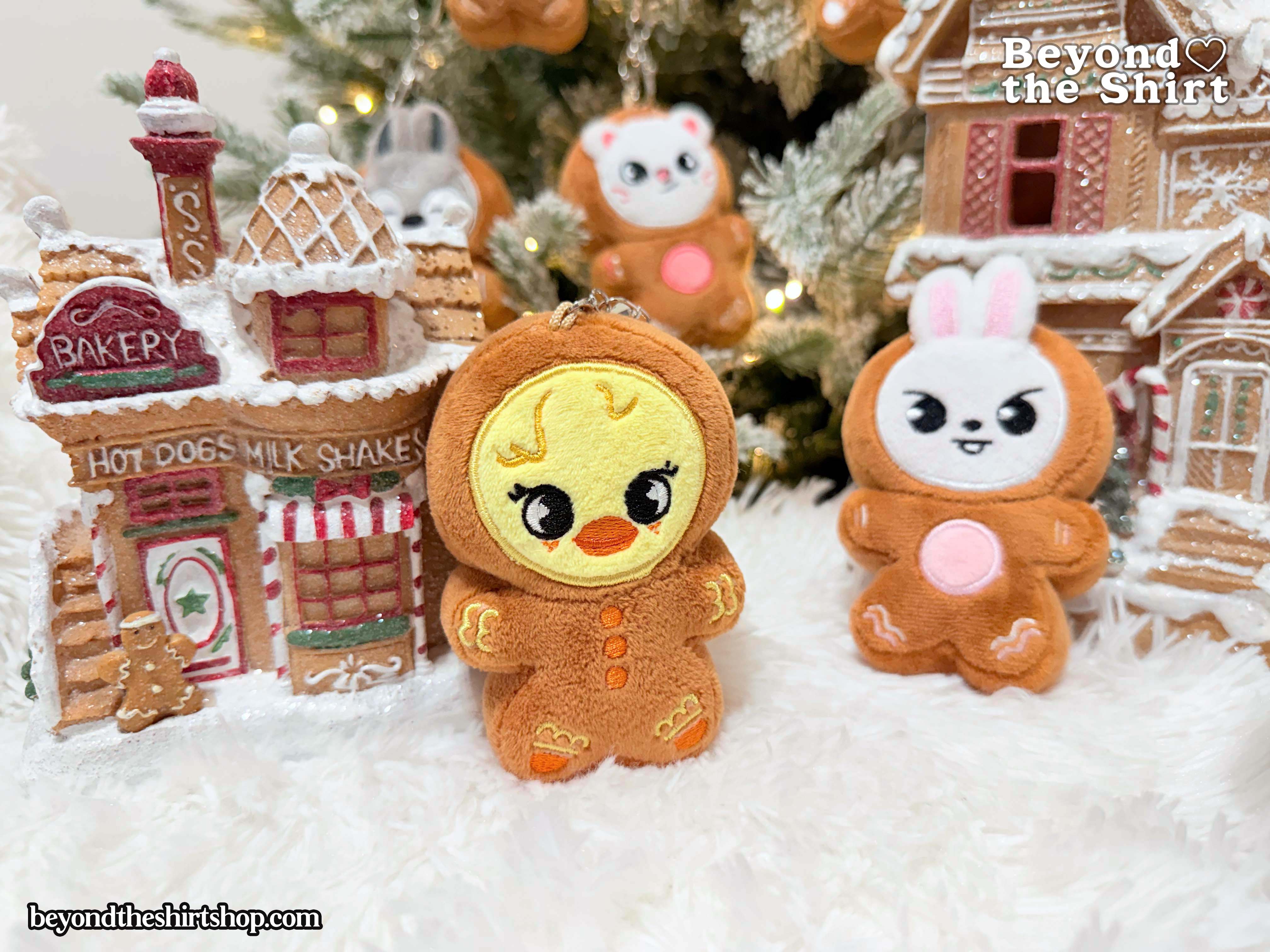 SKZOO Gingerbread Plush Keychain Ornament