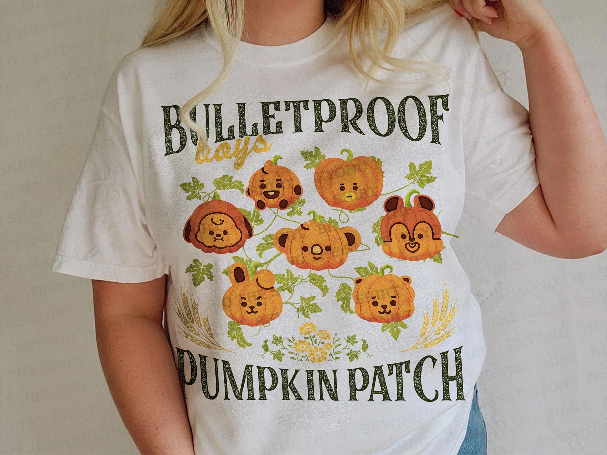 BT21 Pumpkin Fall Halloween T-Shirts