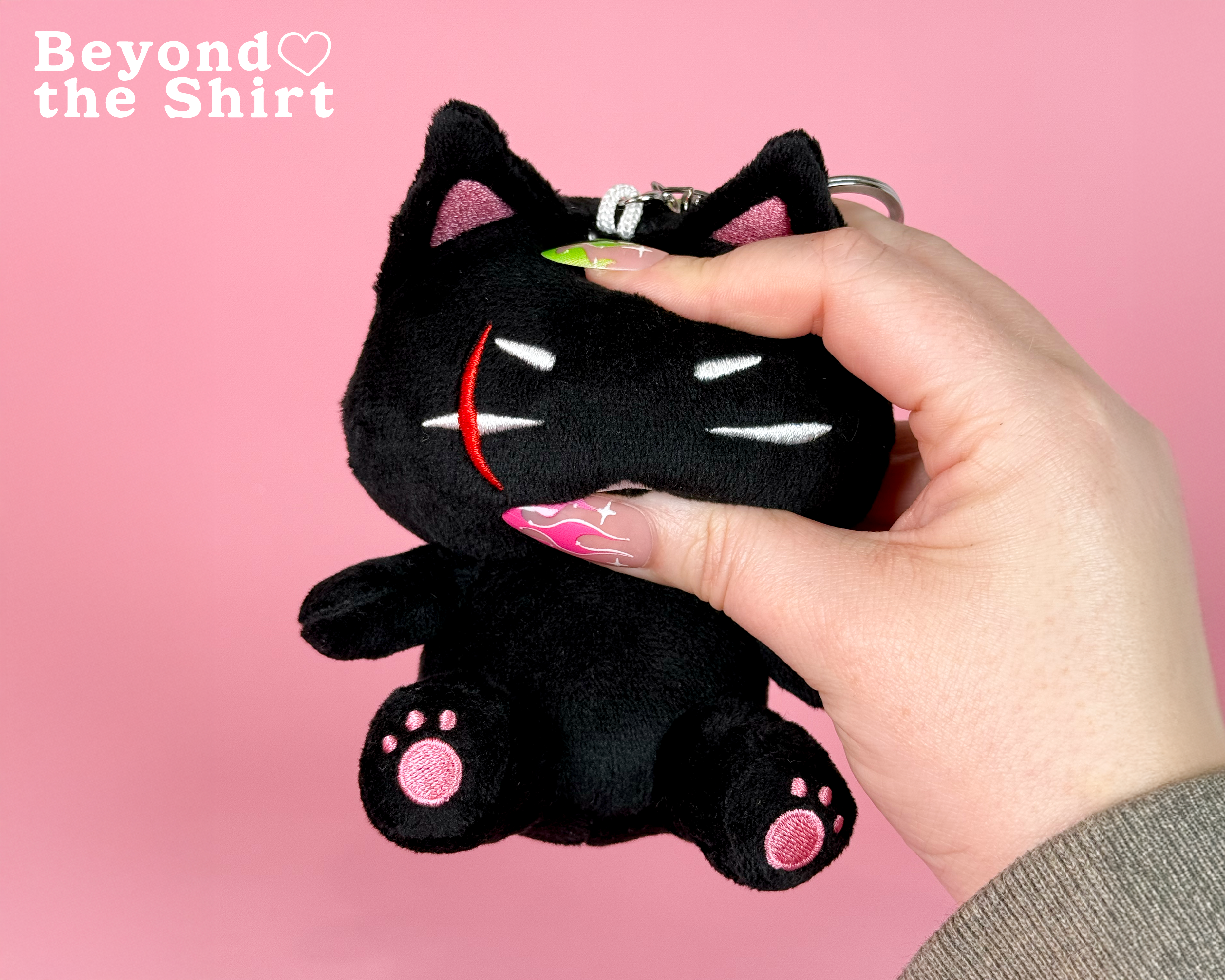 Catgust D Keychain or Seated Mini Plushie