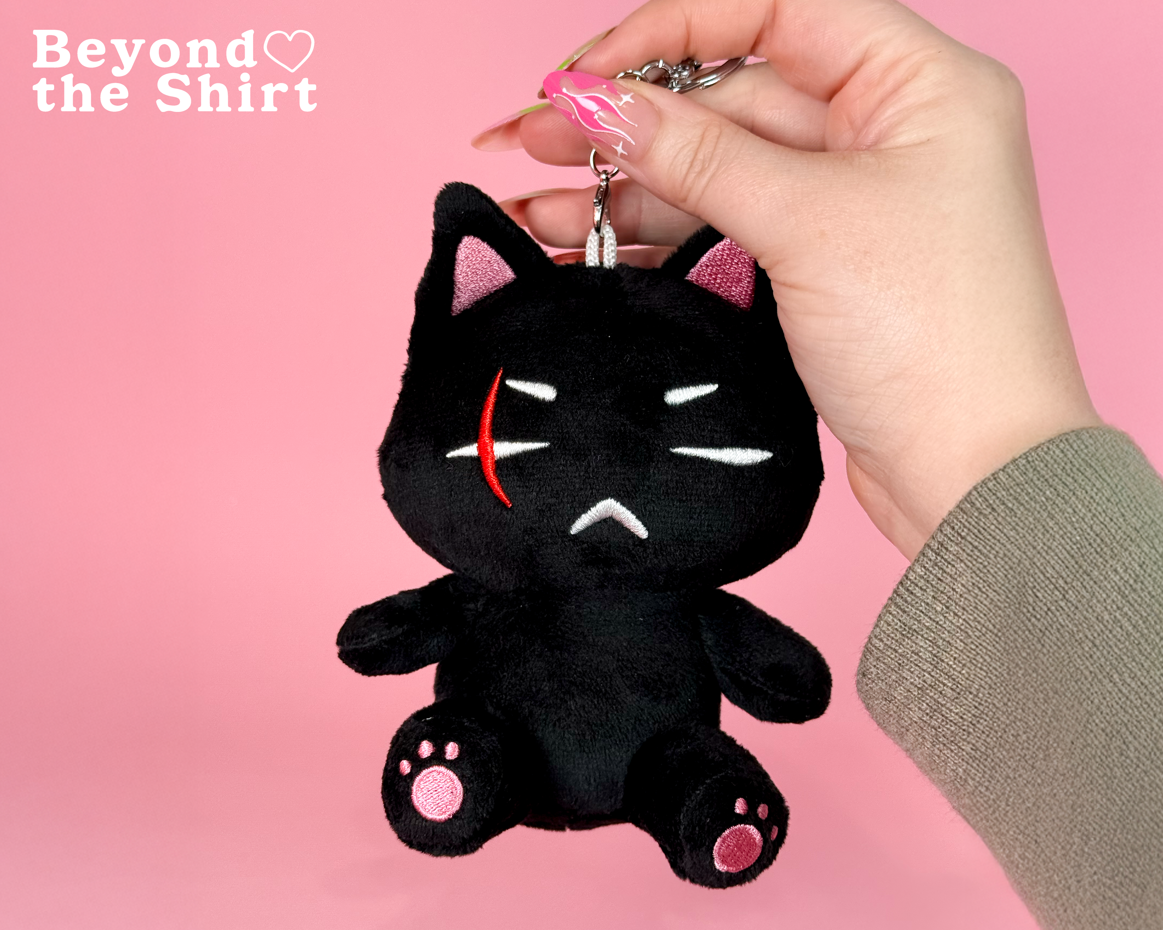 Catgust D Keychain or Seated Mini Plushie