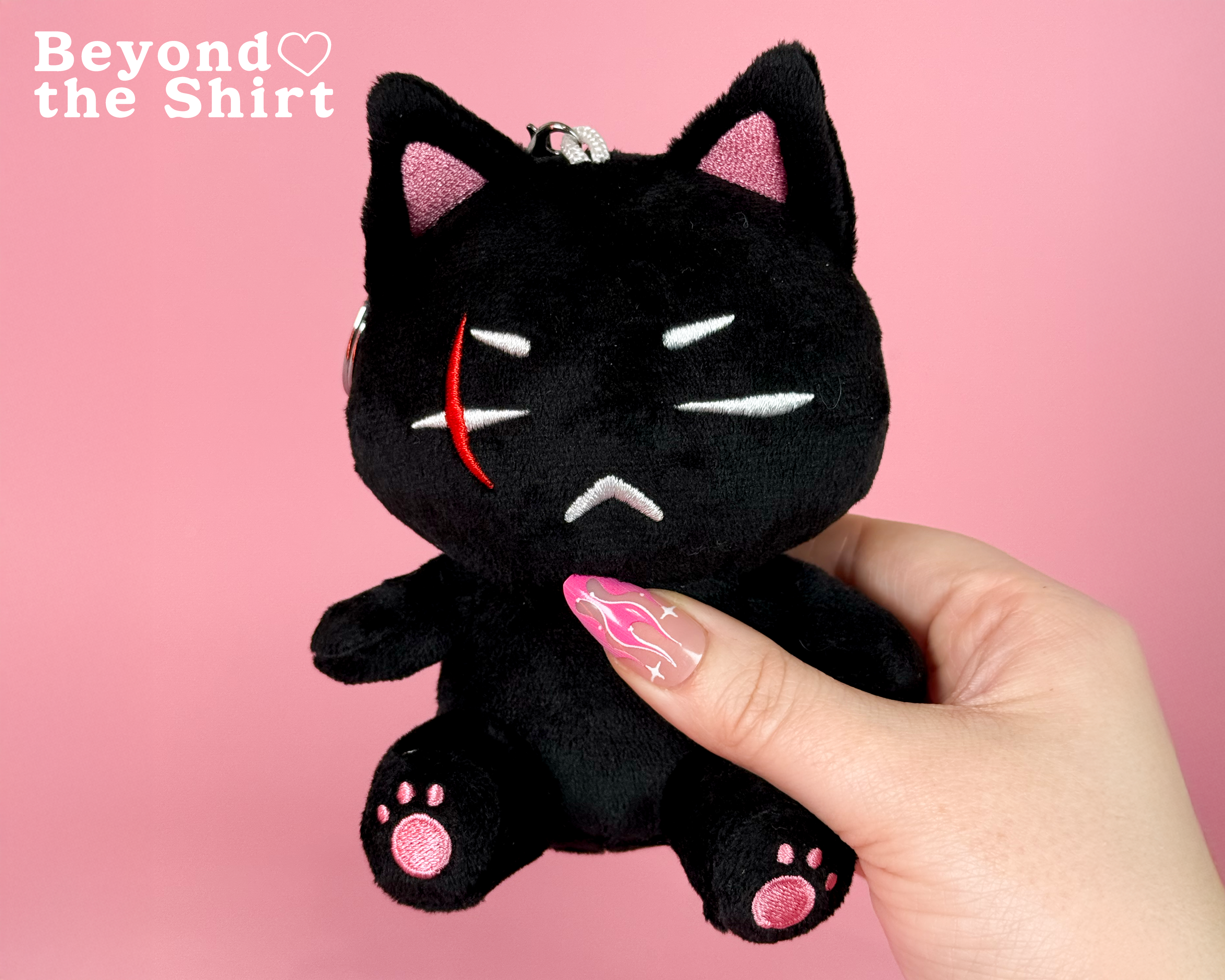 Catgust D Keychain or Seated Mini Plushie