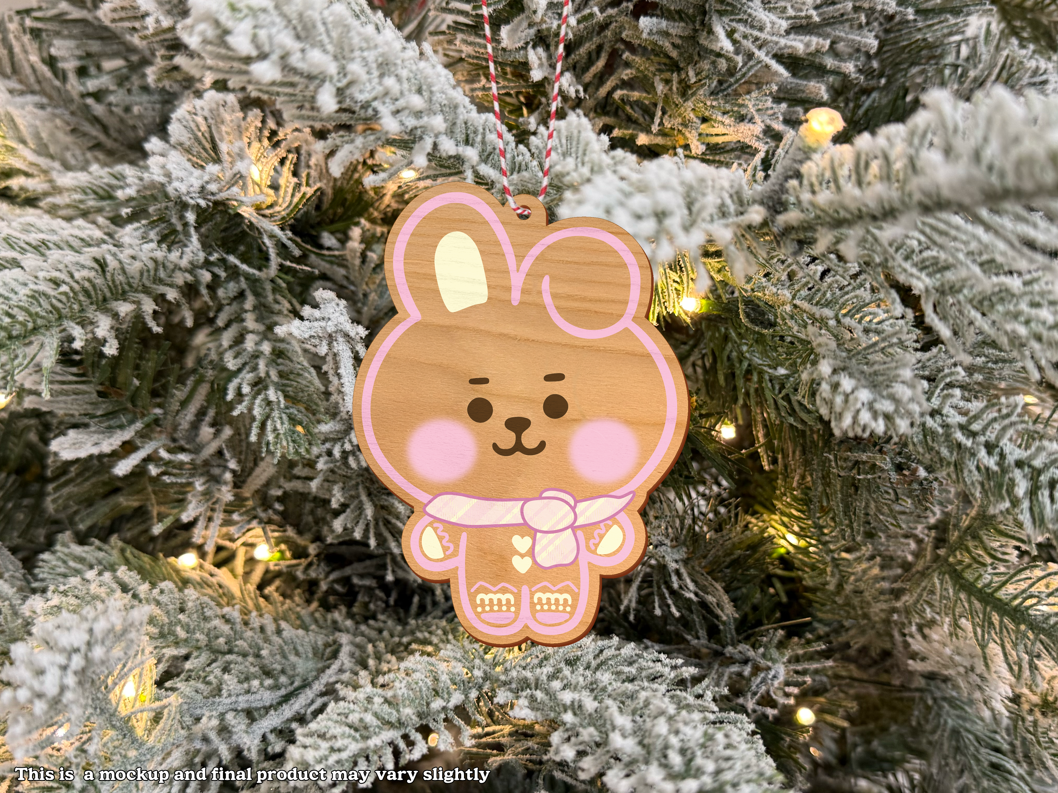 BTS Wooden Ornaments - Pre-Order