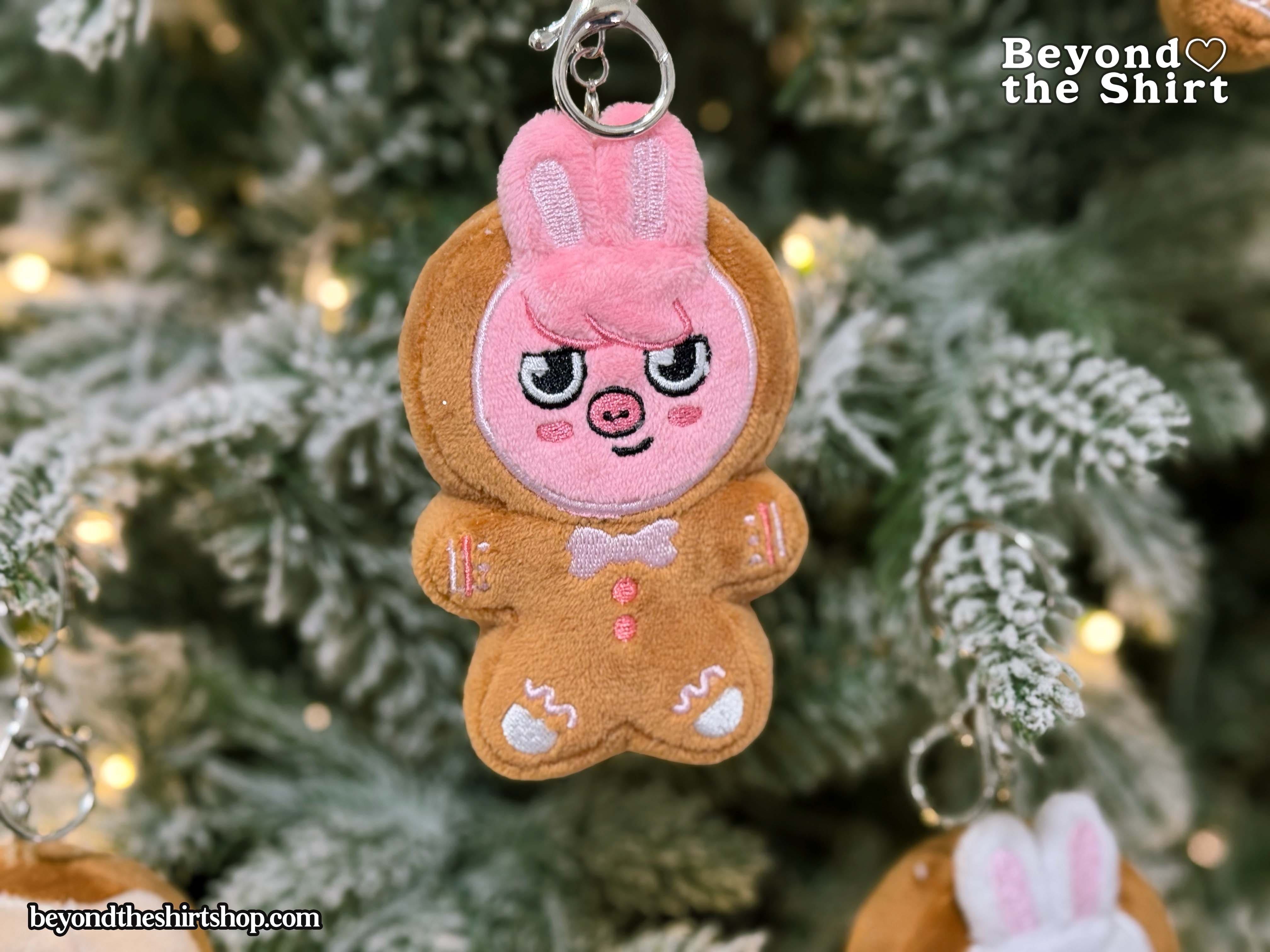 SKZOO Gingerbread Plush Keychain Ornament