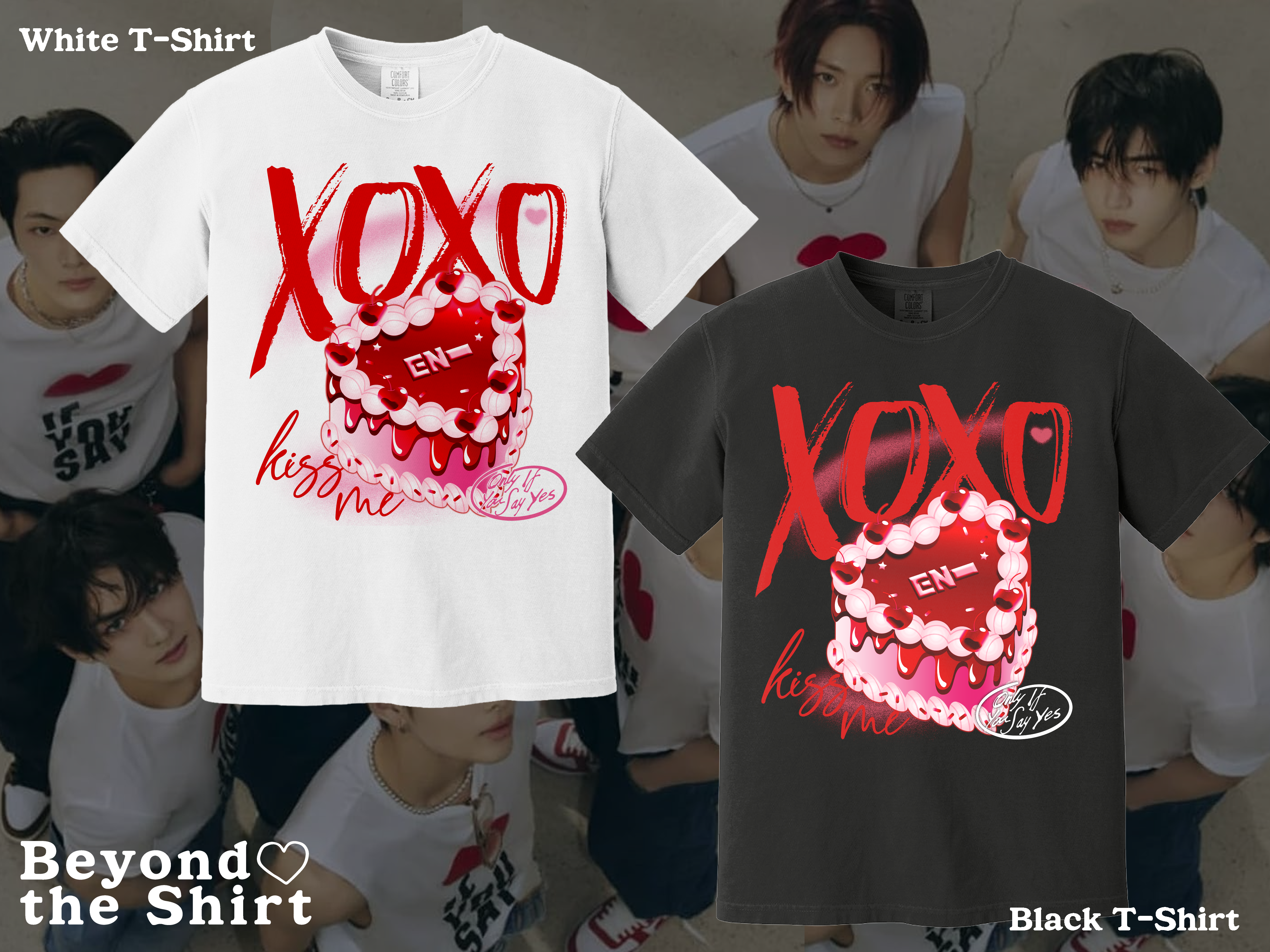 Enhypen XO Only if you Say Yes Shirts and Sweatshirts