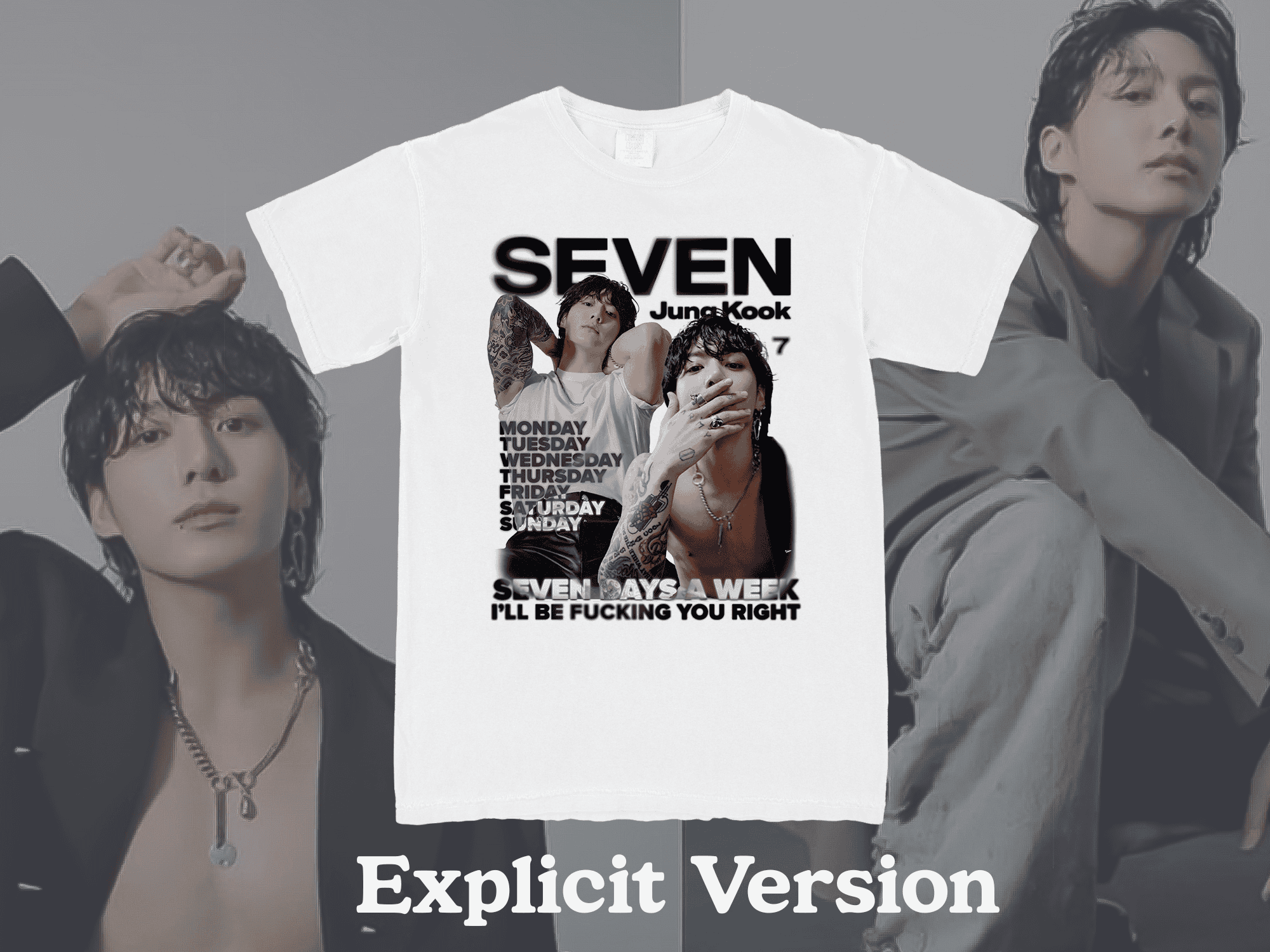 Jungkook Seven Days A Week Shirts