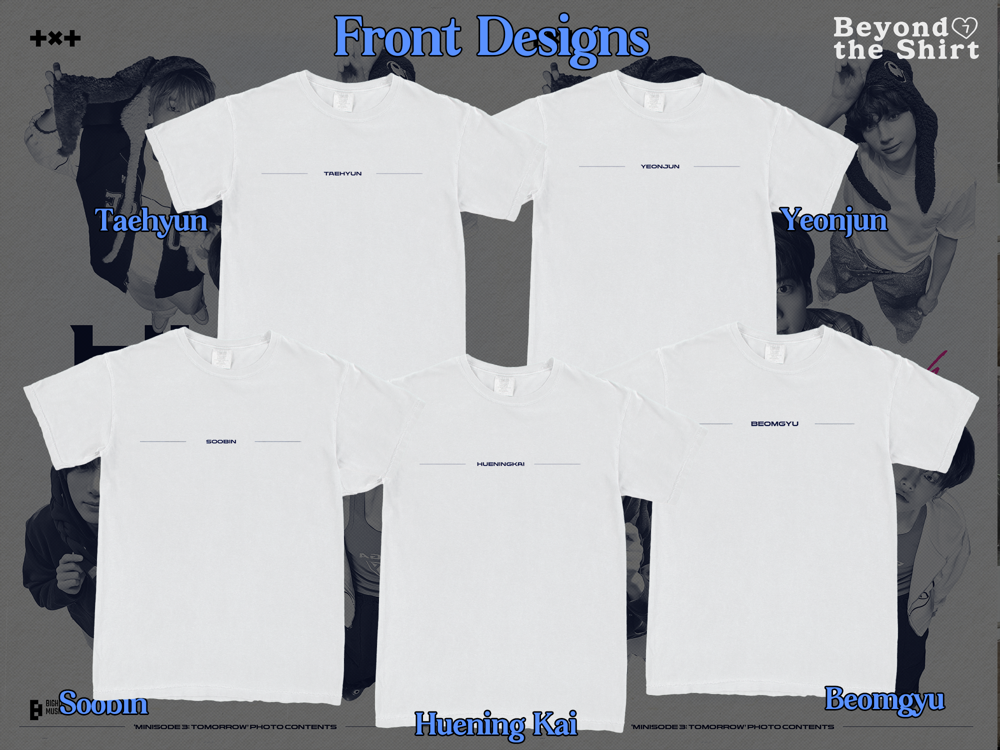 Hi TXT Shirt Designs