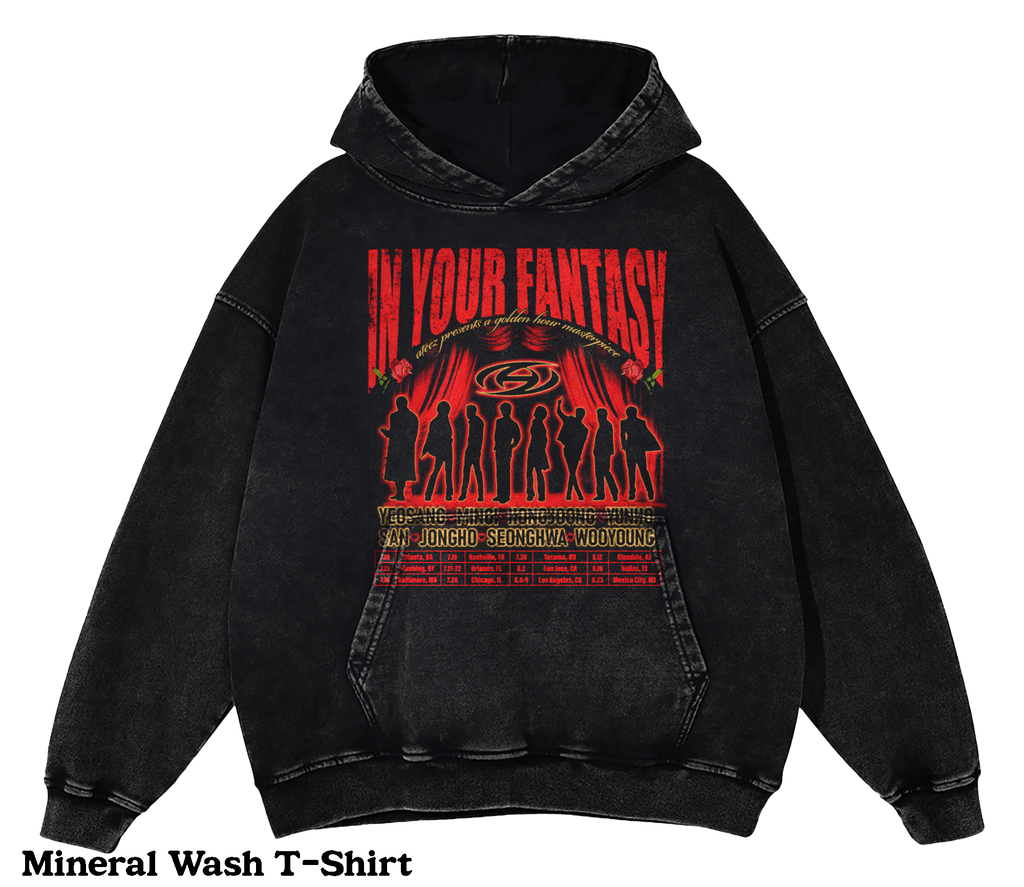 Front-Only Design✨Ateez In Your Fantasy Tour Shirt – Beyond The Shirt