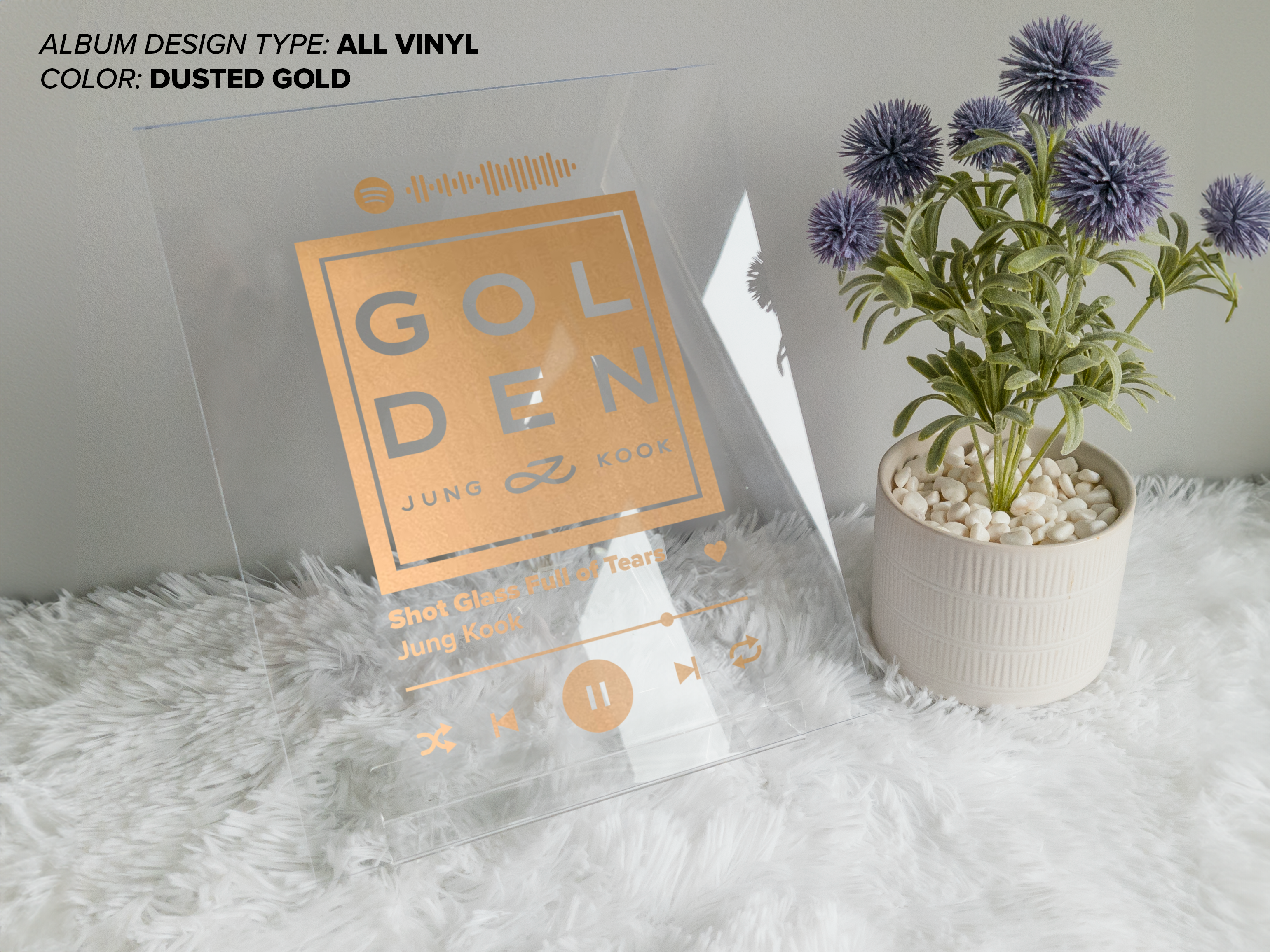 Jungkook Solo Song Plaque - Golden, Still With You, My You, Seven