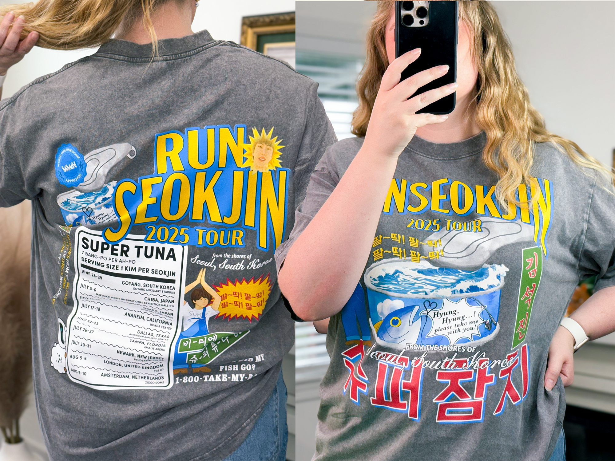 Run Seokjin Tour Shirt
