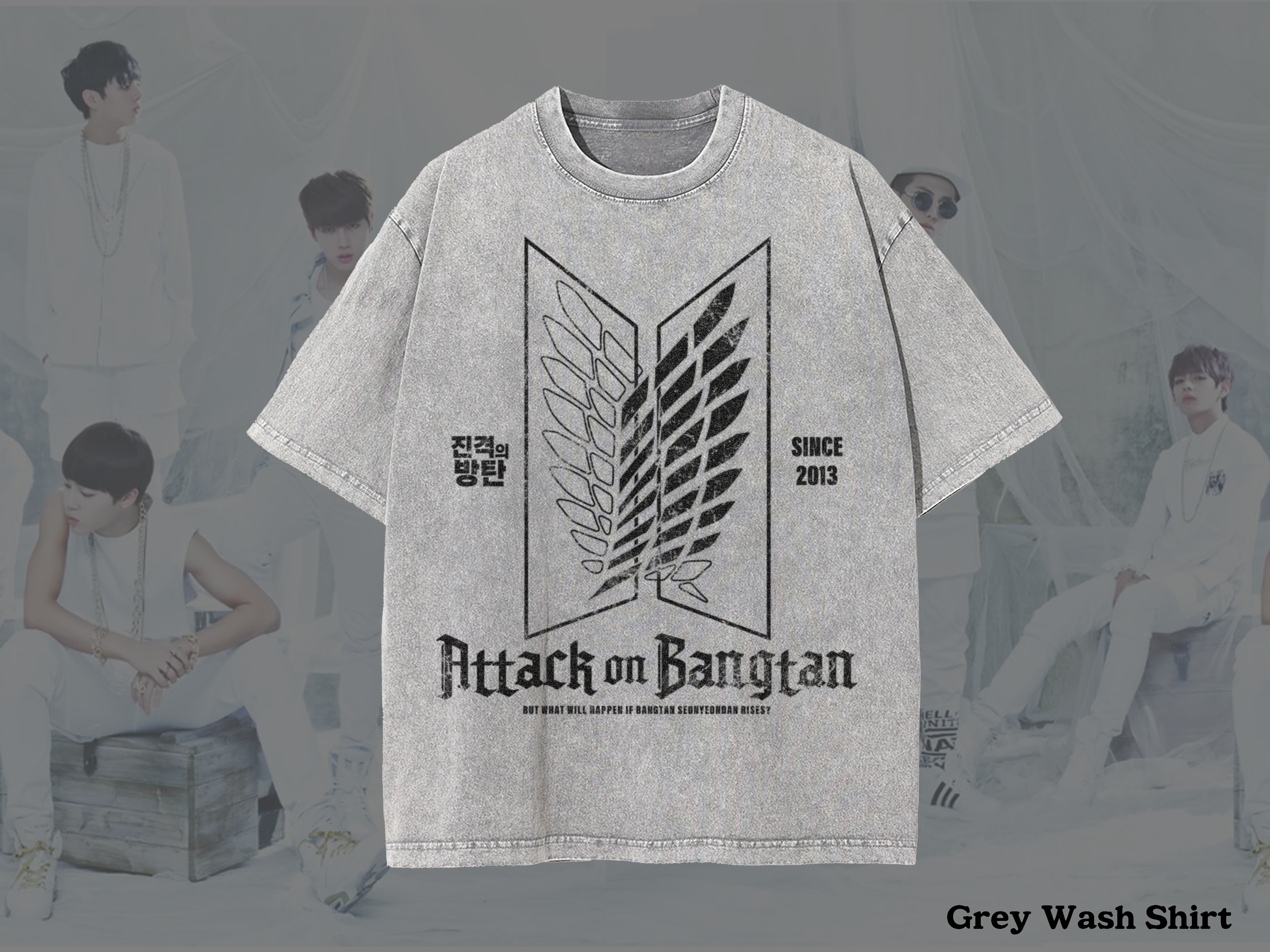 Attack on Bangtan Shirts and Hoodies (Ships Late Feb)