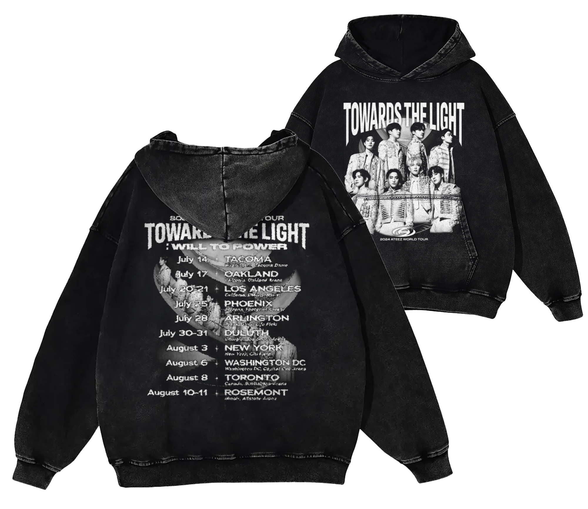 Ateez Towards the Light Tour Shirts and Sweatshirts