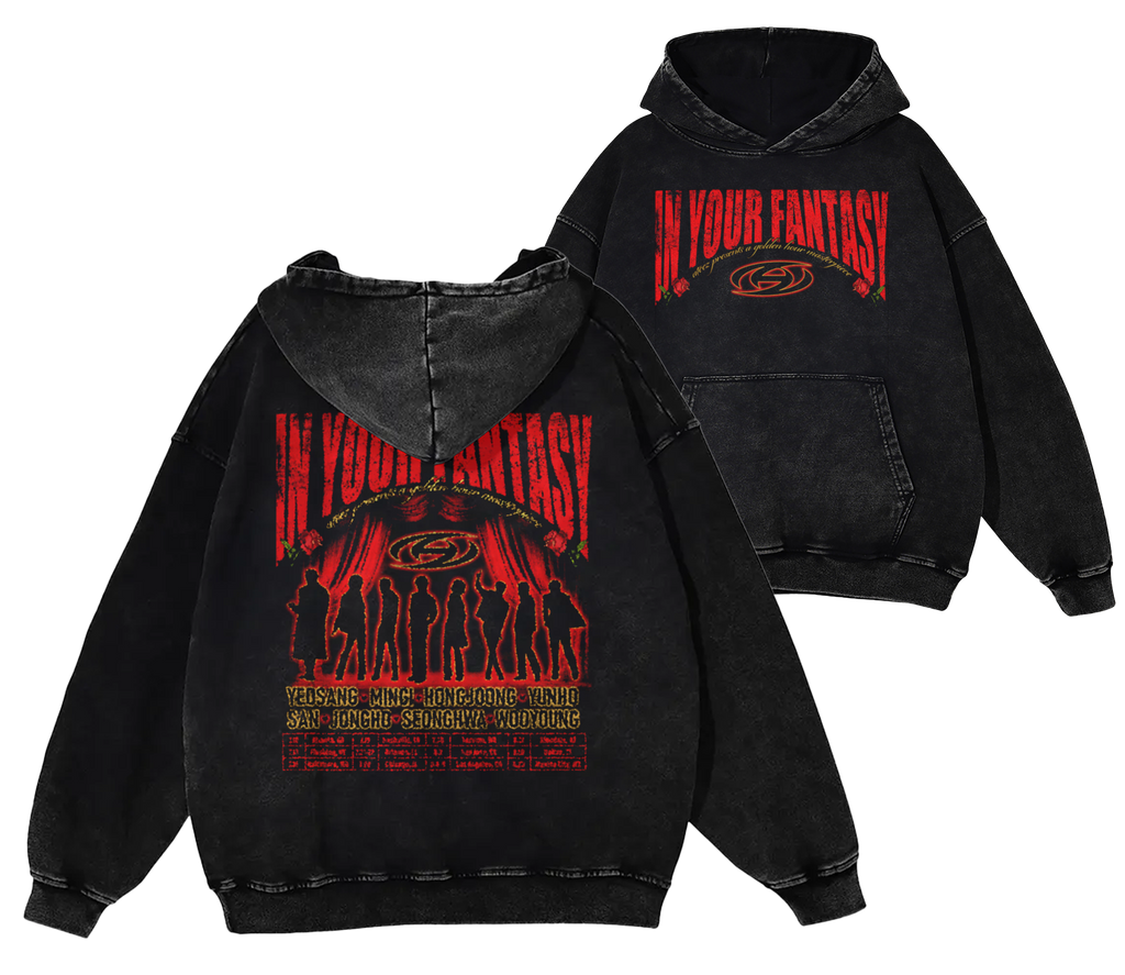 Ateez In Your Fantasy Tour Front and Back Shirt – Beyond The Shirt