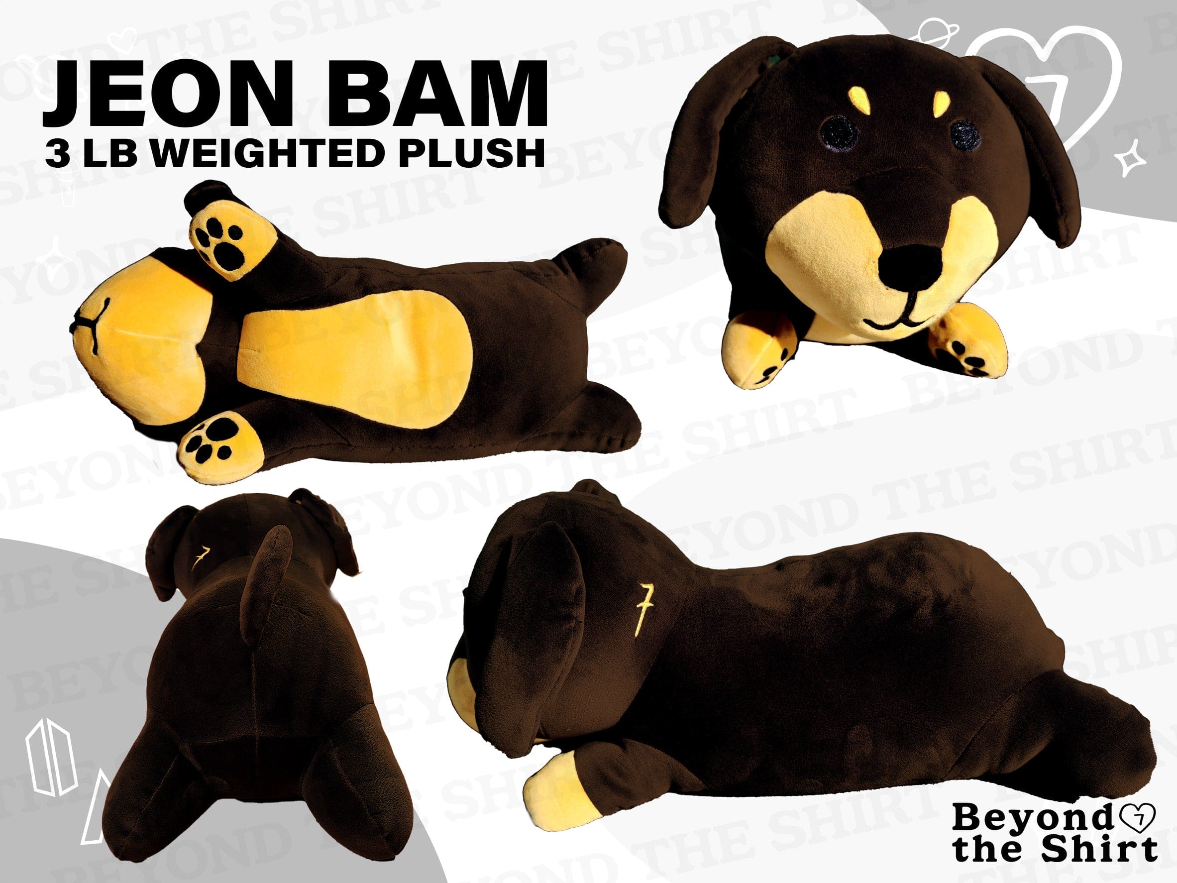 BTS Member Weighted Plushie - IN-STOCK