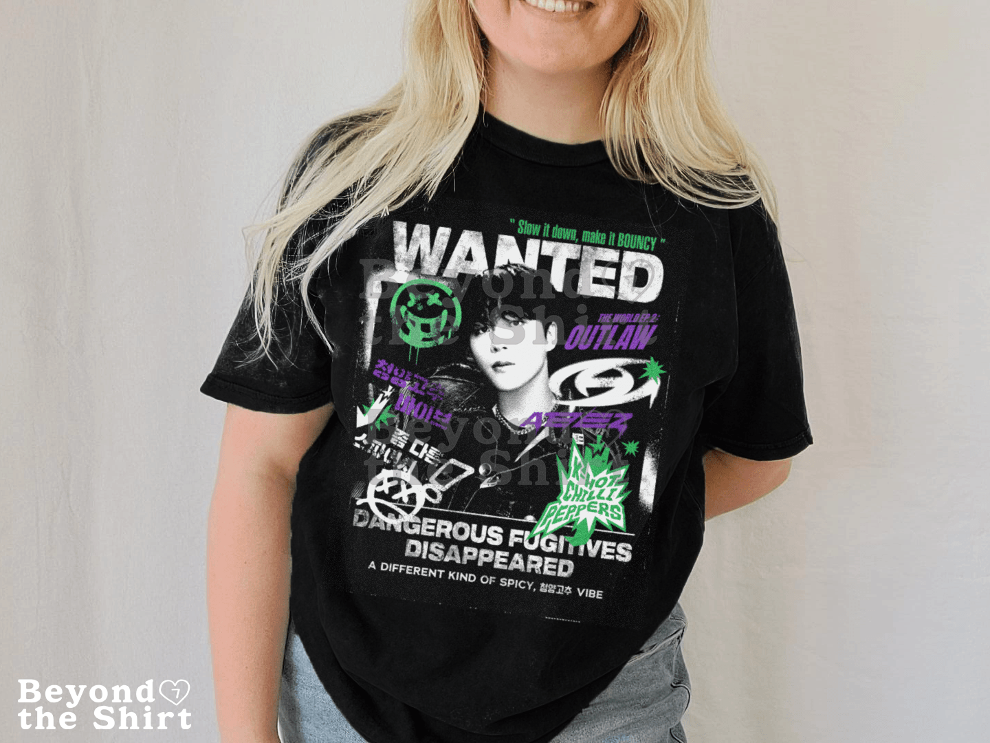 Ateez Bouncy Wanted Poster Shirts