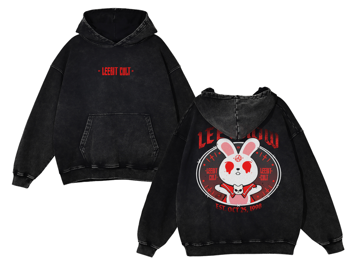 Leebit Cult Hoodie - Collaboration with @ink.and.wings [ARCHIVE]