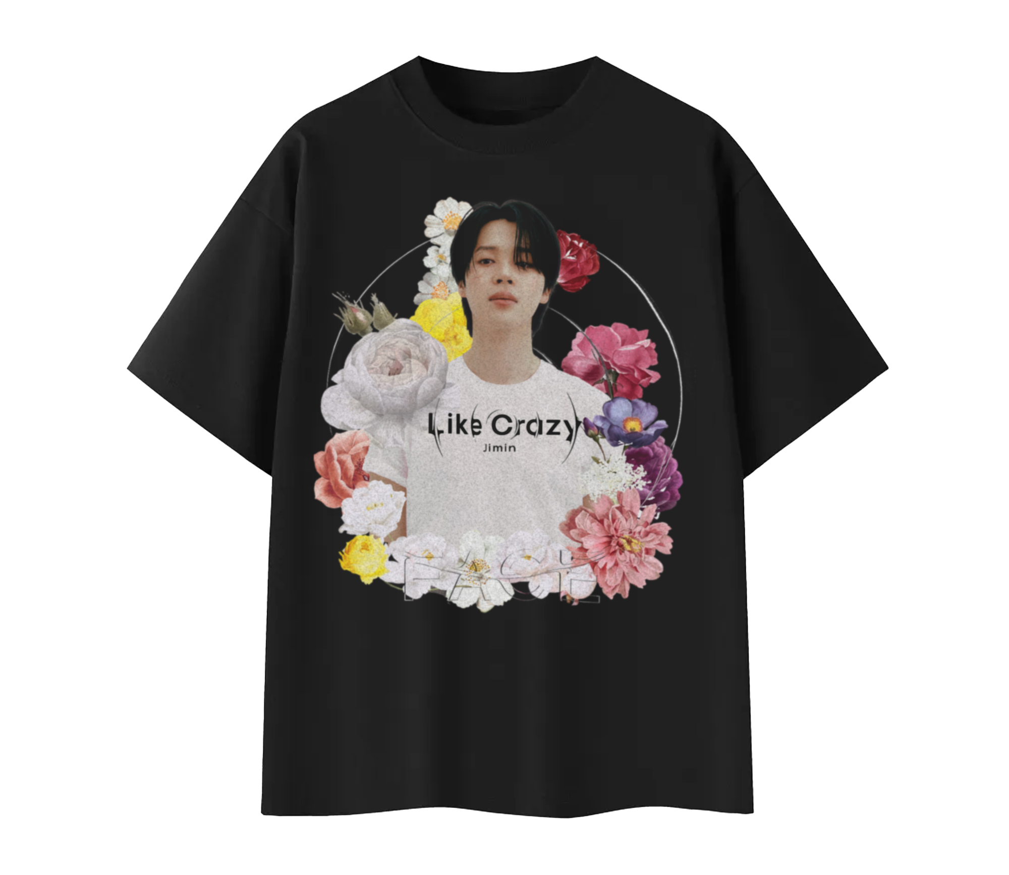 Jimin Like Crazy Flower Shirt