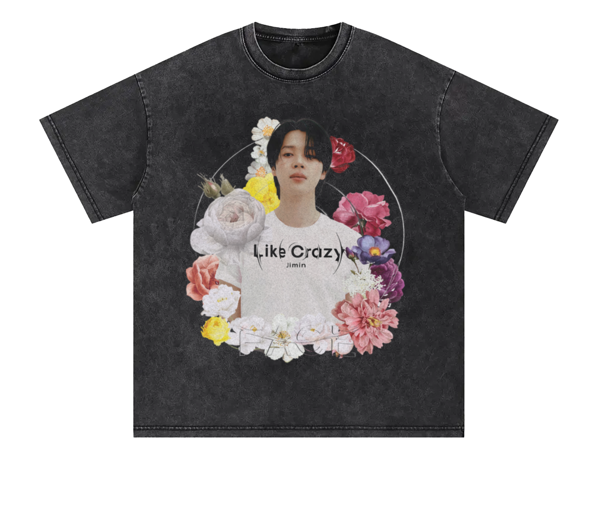 Jimin Like Crazy Flower Shirt