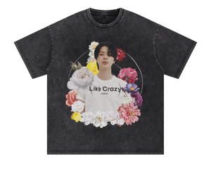 Jimin Like Crazy Flower Shirt