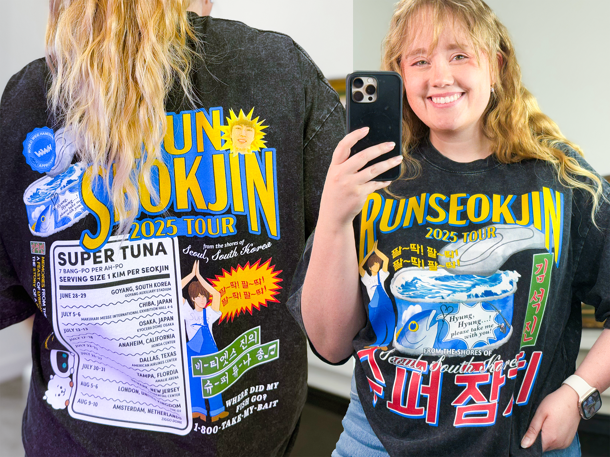 Run Seokjin Tour Shirt