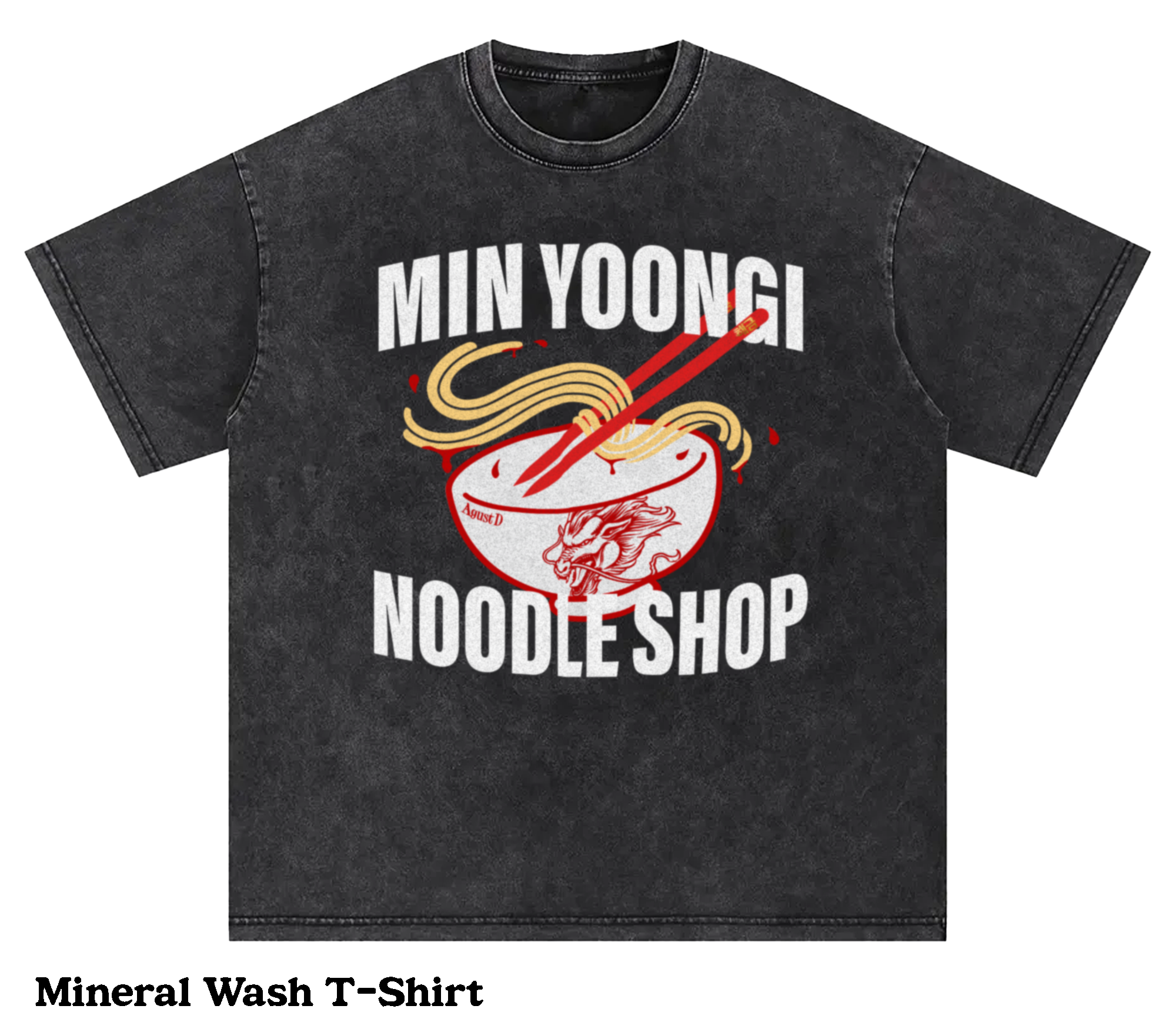 Min Yoongi Noodle Shop T-Shirts