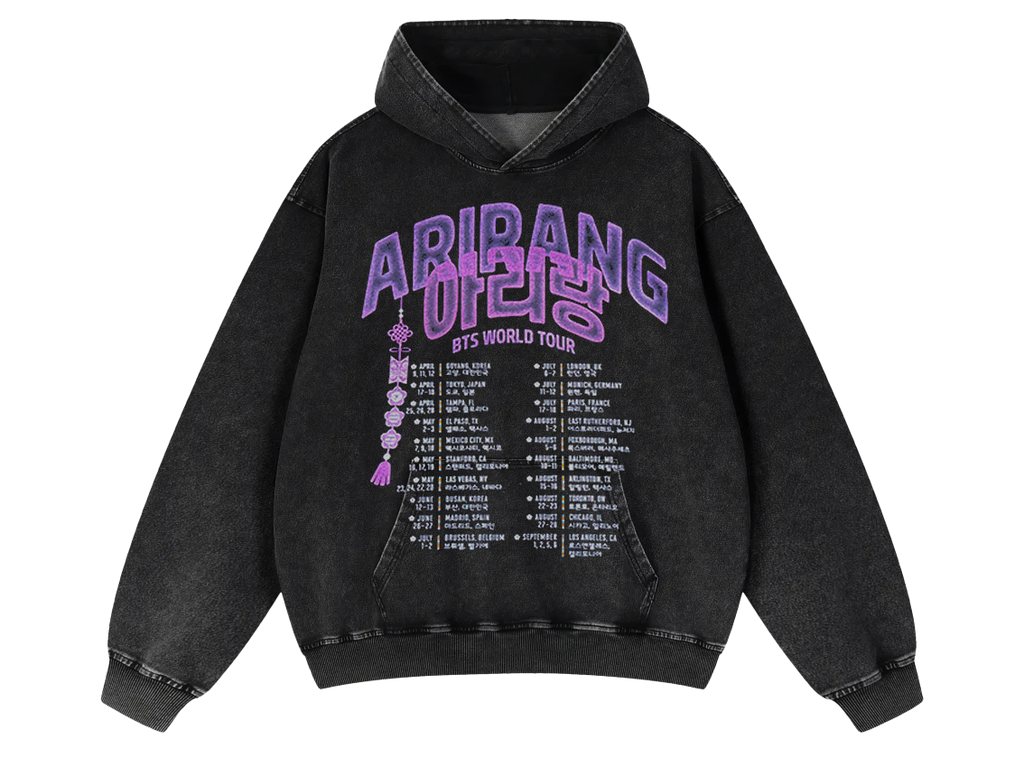Black Hoodie Norigae Arirang Tour (Front Print Only) – Beyond The Black Hoodie Norigae Arirang Tour (Front Print Only) – Beyond The