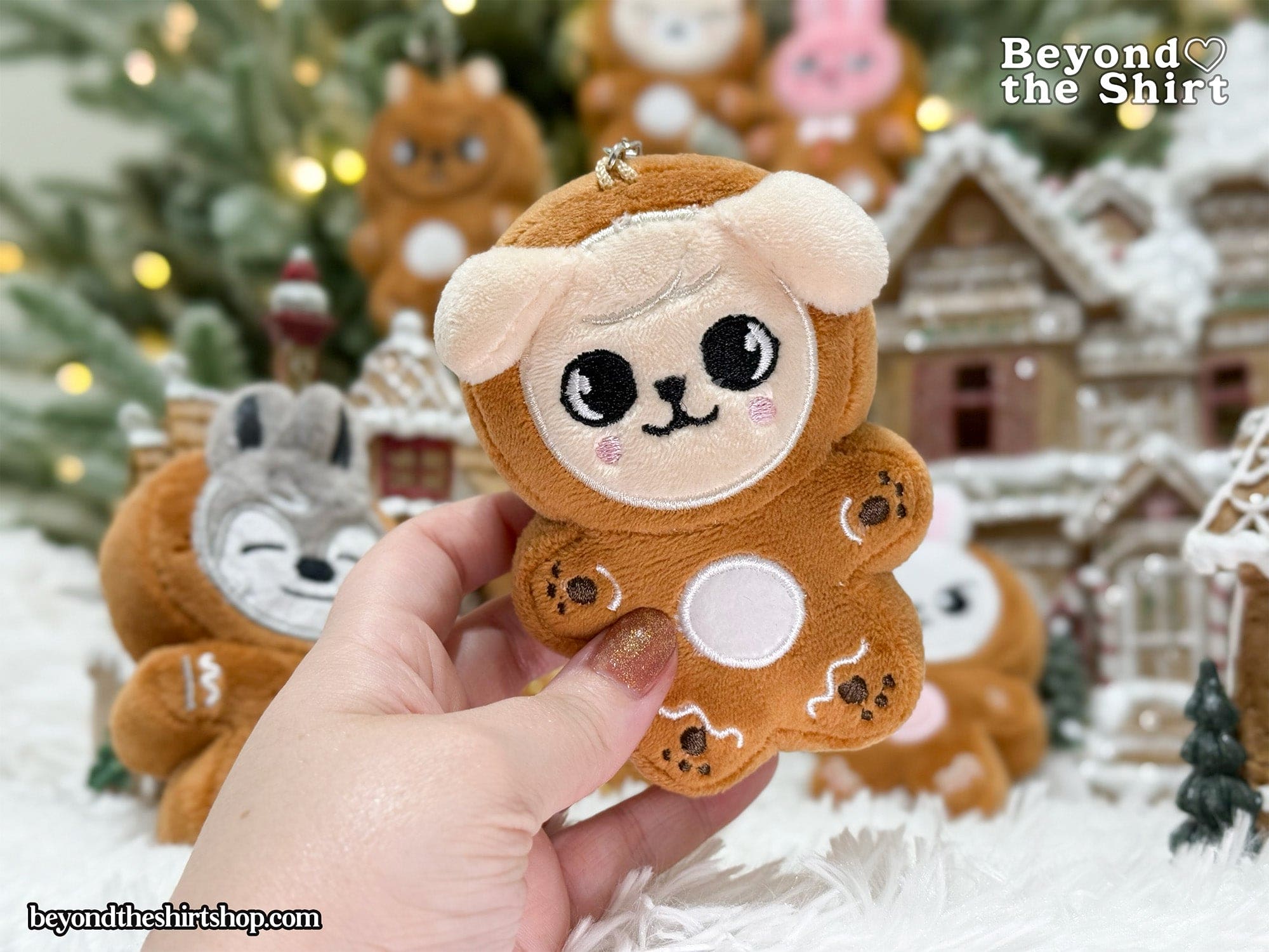 SKZOO Gingerbread Plush Keychain Ornament