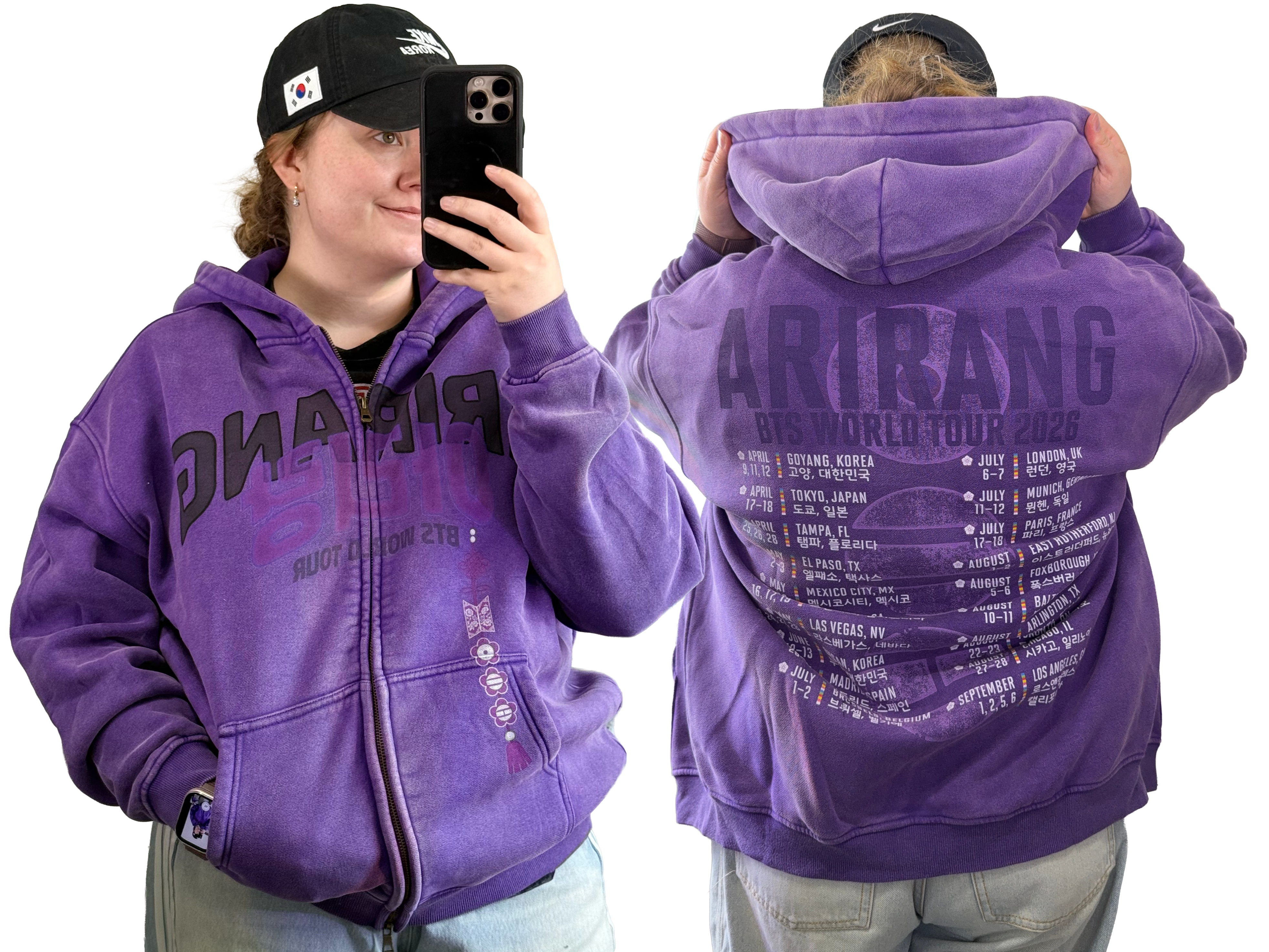 Arirang Norigae Tour Zip Up Hoodie [Pre-Order]
