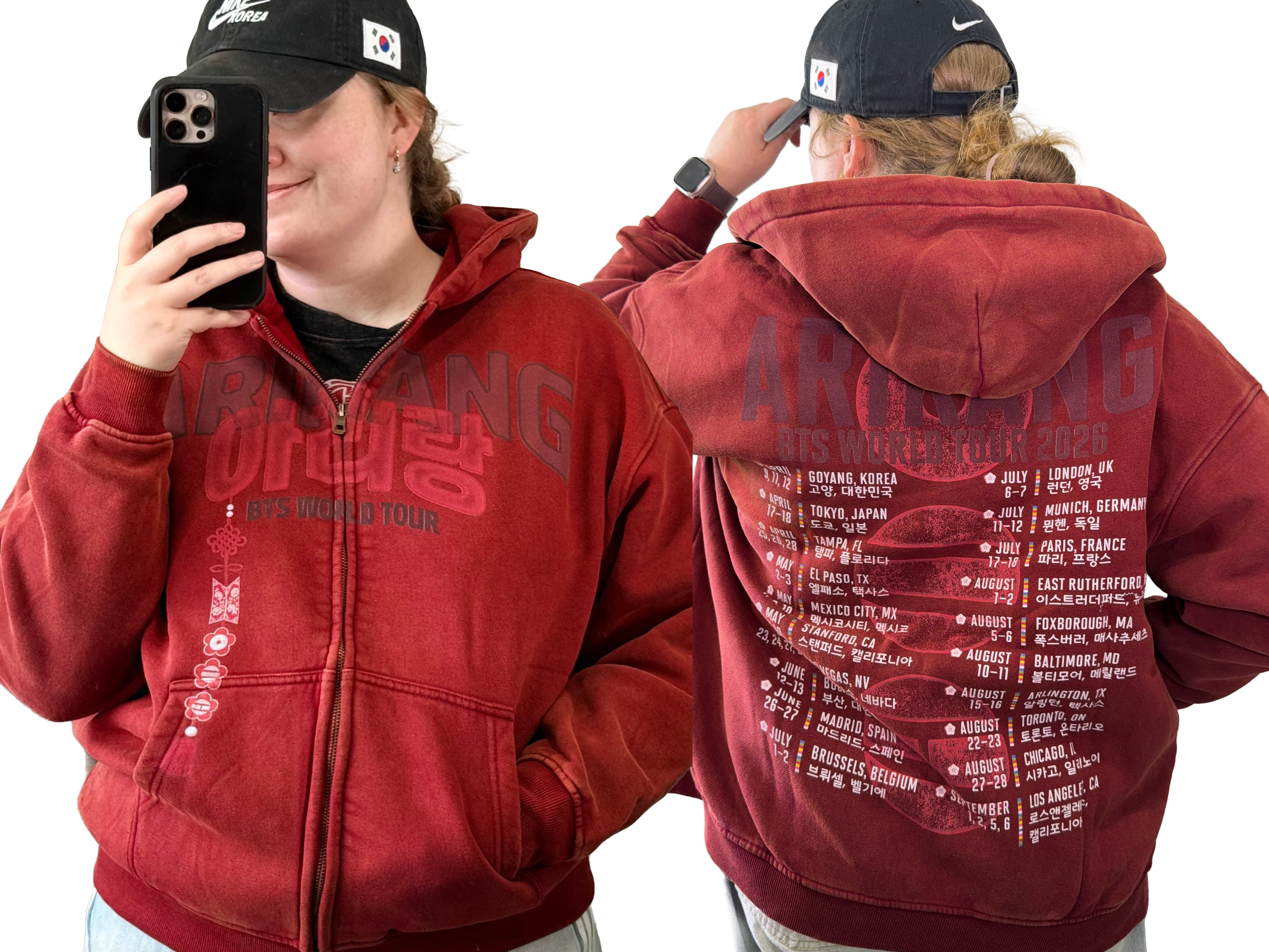 Arirang Norigae Tour Zip Up Hoodie [Pre-Order]