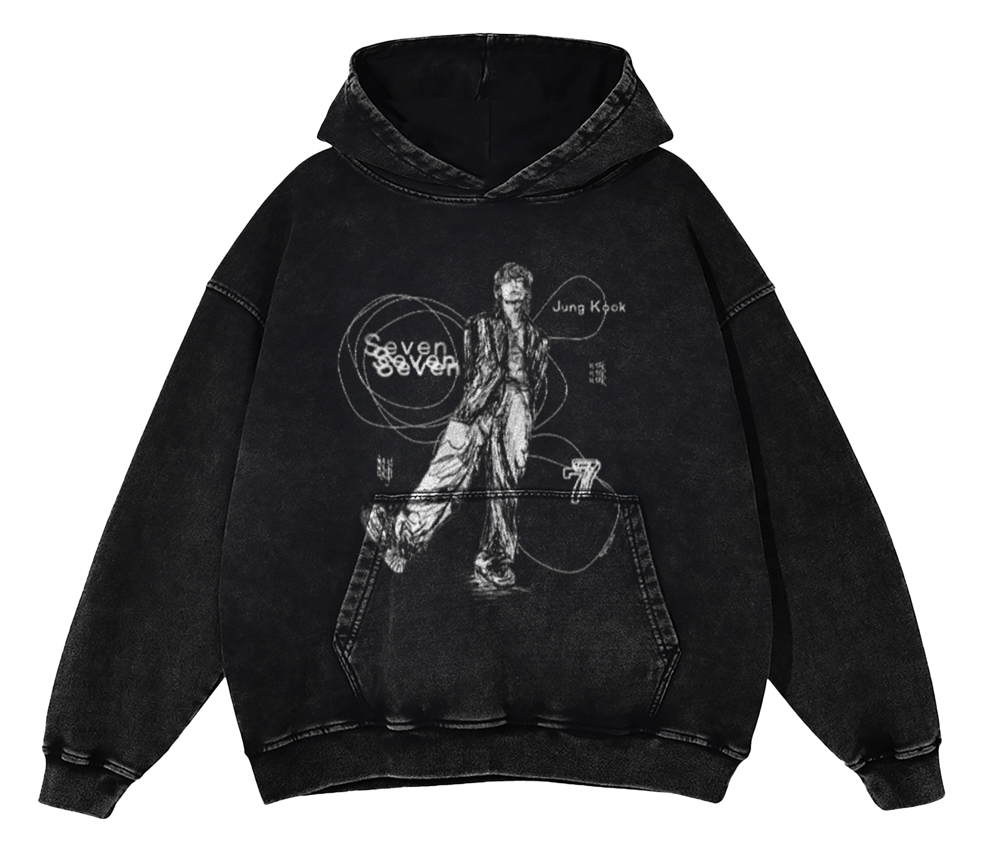 Jungkook Seven Illustration Collaboration with procrstinatng