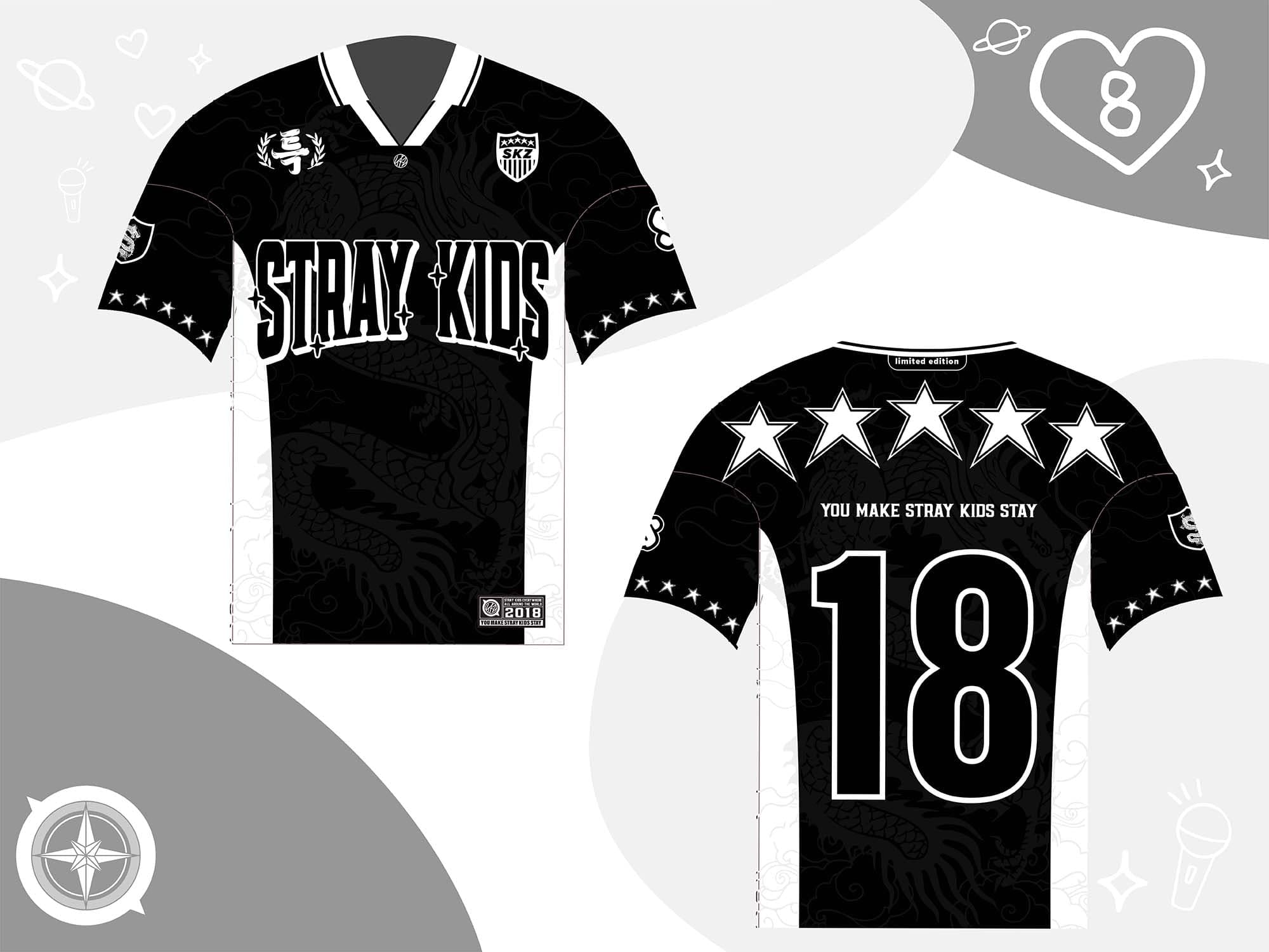 Stray Kids Short Sleeve Jersey - In Stock!