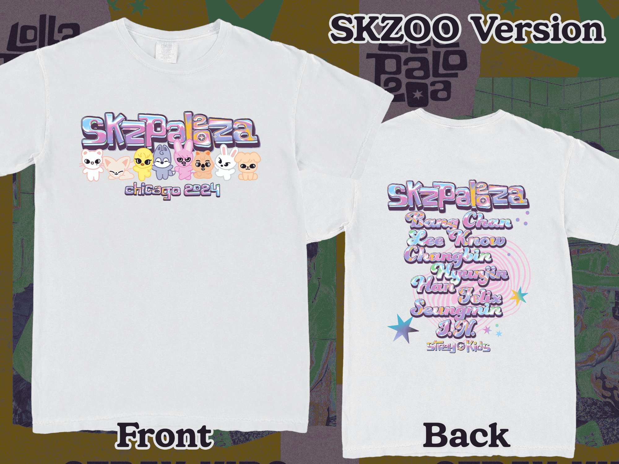 Stray Kids Lollapalooza Comeback Shirt