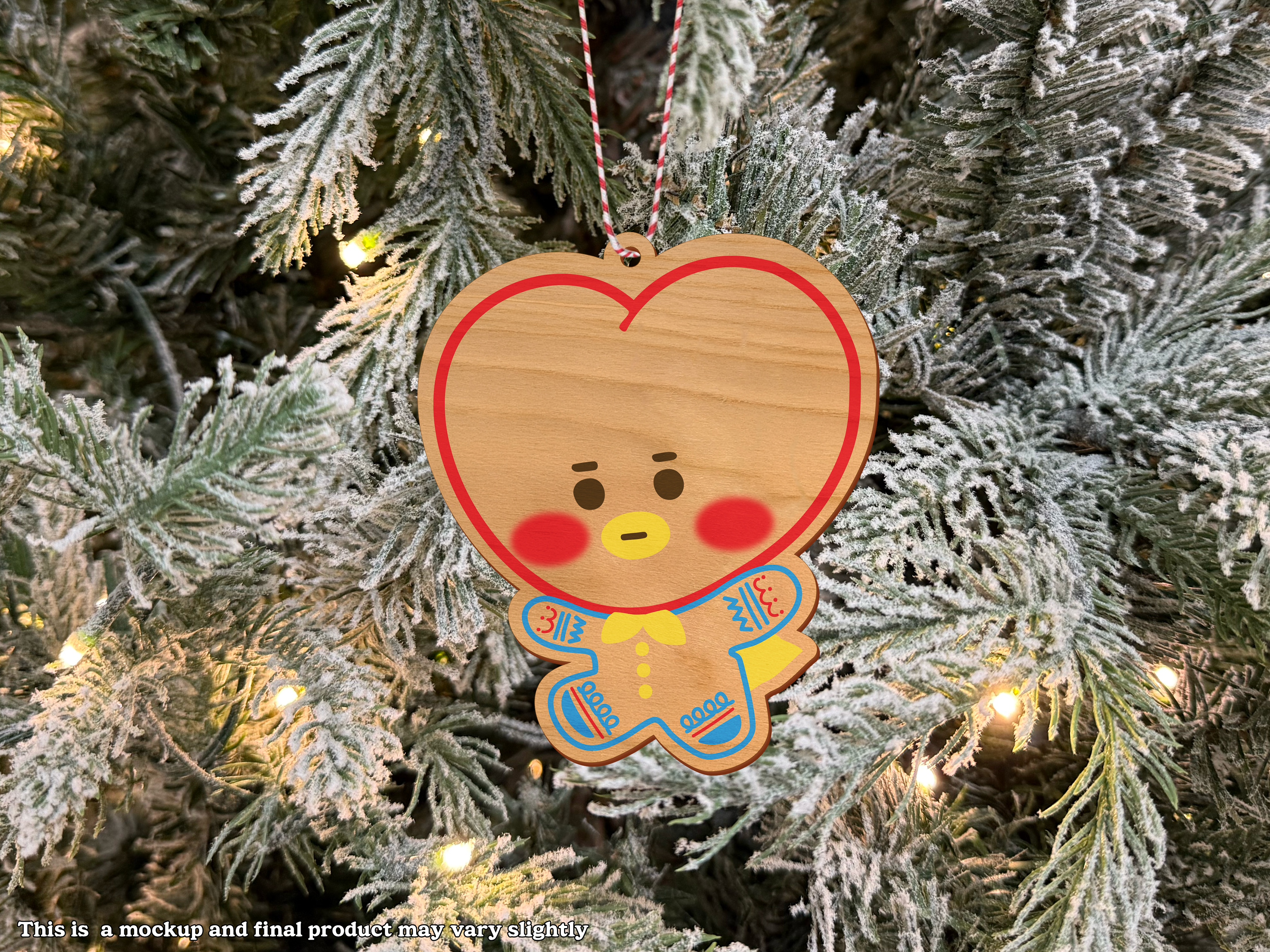 BTS Wooden Ornaments - Pre-Order