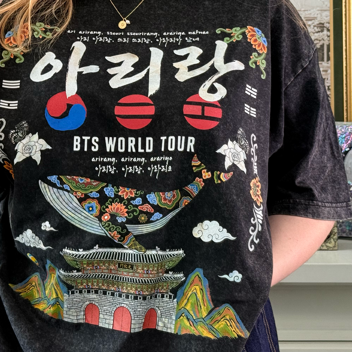 BTS Arirang Tour 2026 Mineral Wash T-Shirt – Beyond The Shirt